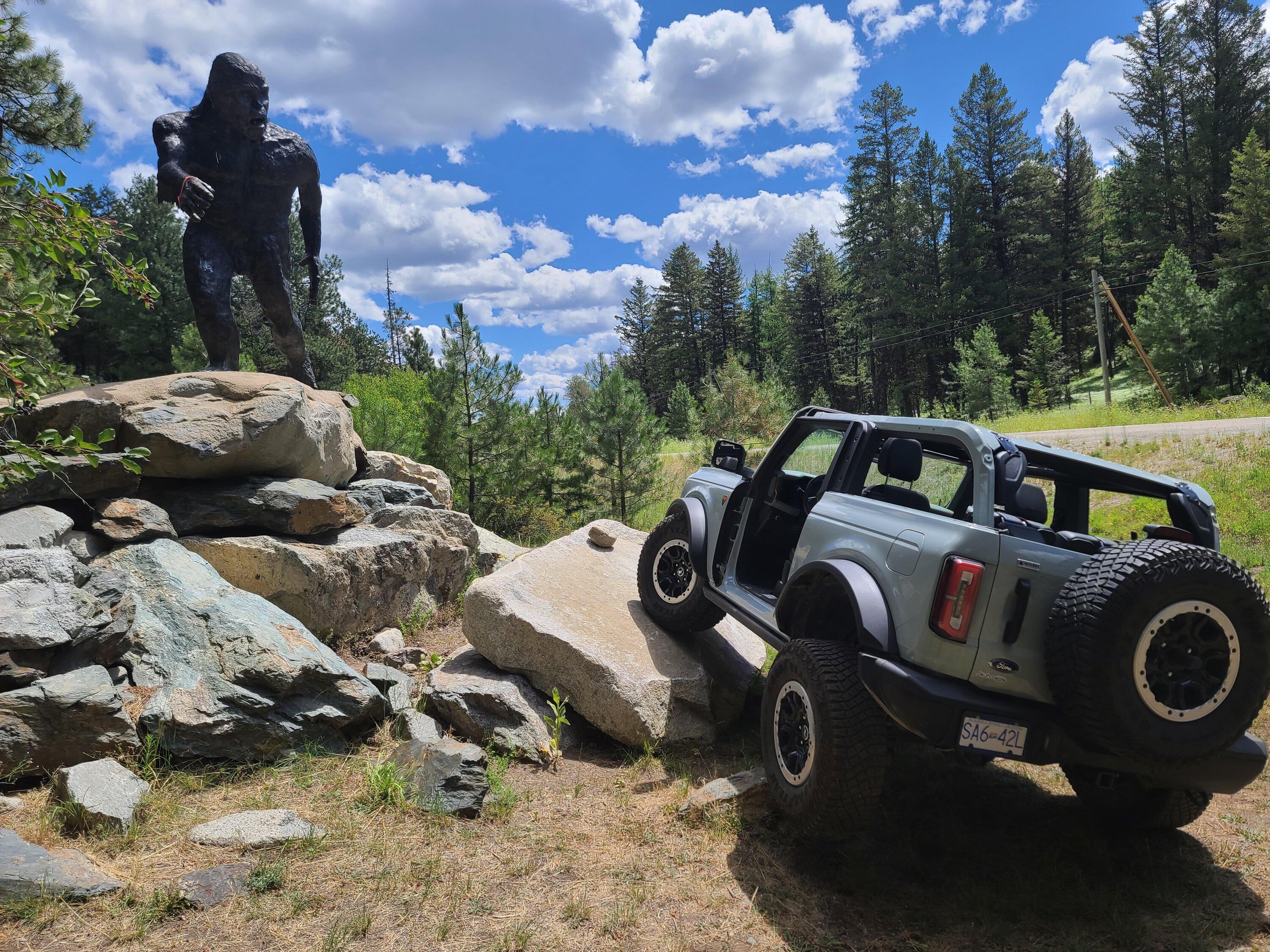 Ford Bronco Sasquatch sighting ! 20230717_122335