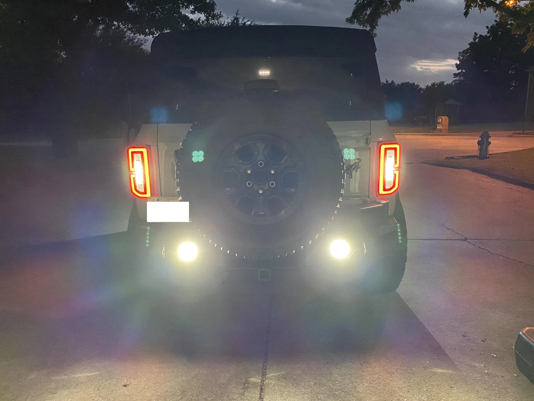Ford Bronco INSTALLED Diode Dynamics Reverse Light Kit (Chase Lights Too) IMG_6410