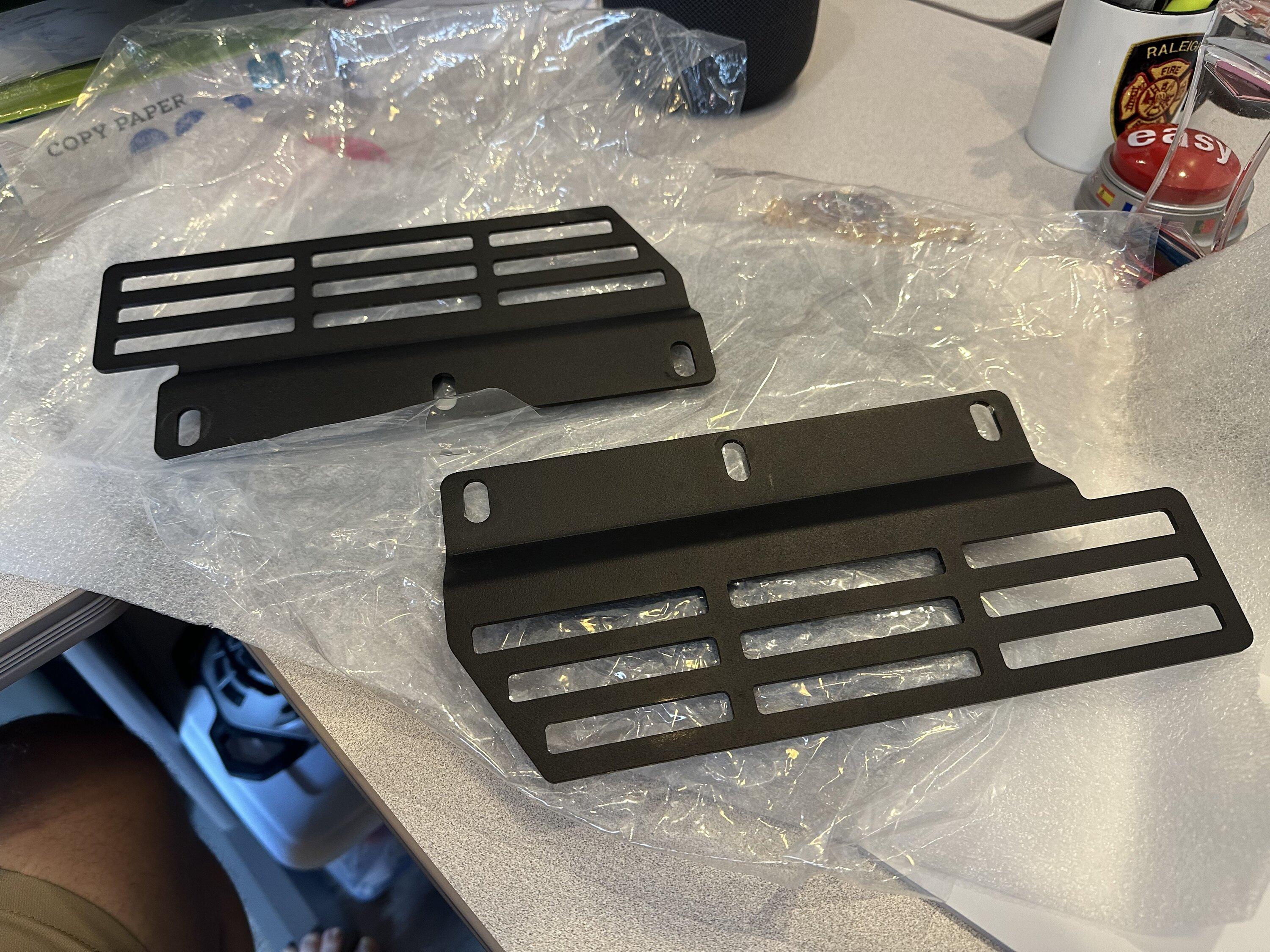 Ford Bronco KR Off-Road light brackets for Modular bumper pocket IMG_8523