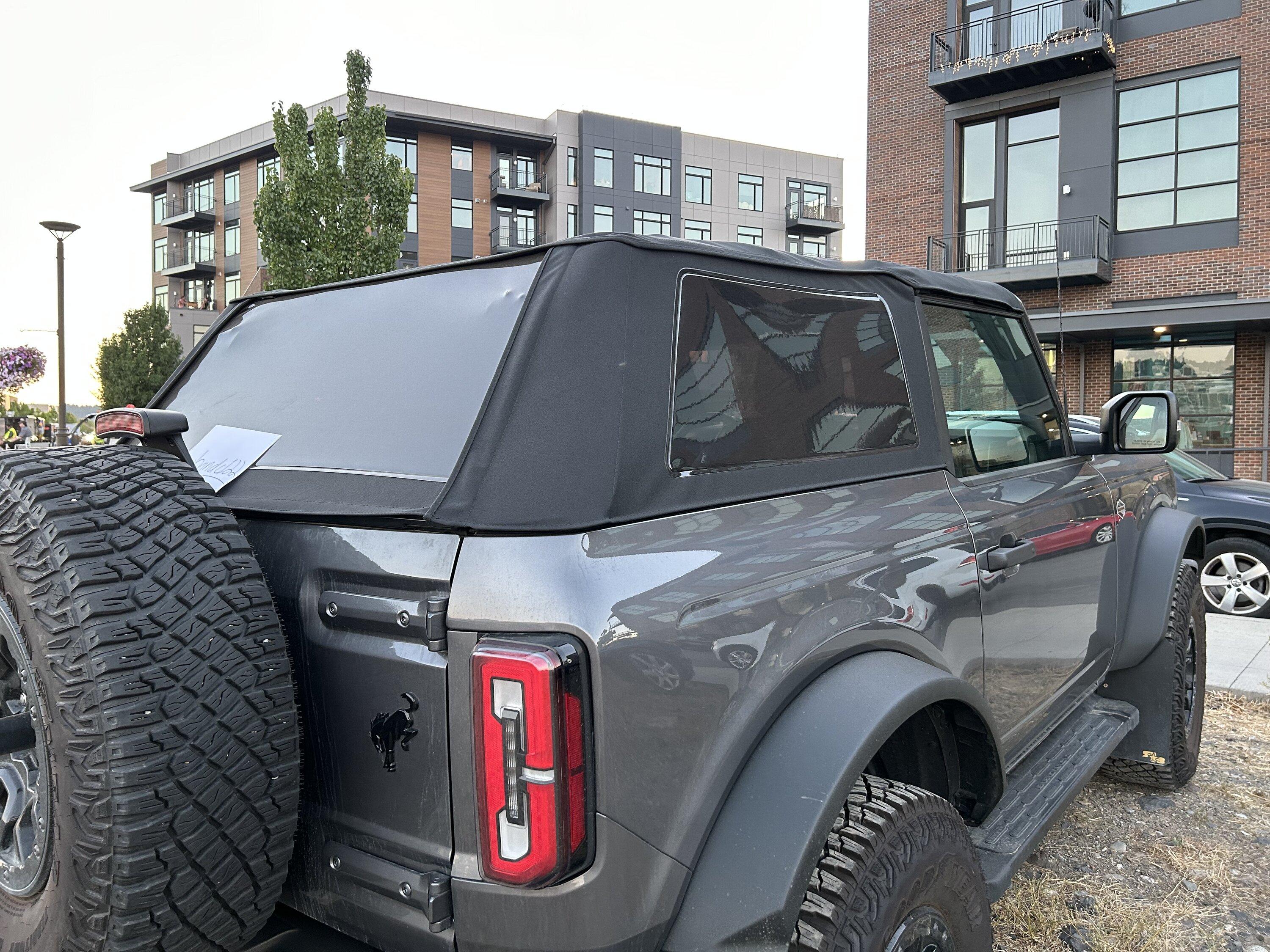 Ford Bronco Rampage Soft Top for 2 Door IMG_2472