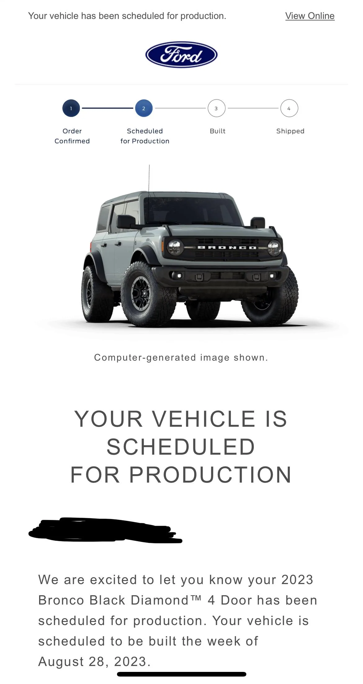 Ford Bronco 📬 7/20/23 Scheduling Emails Now Arriving! IMG_0248