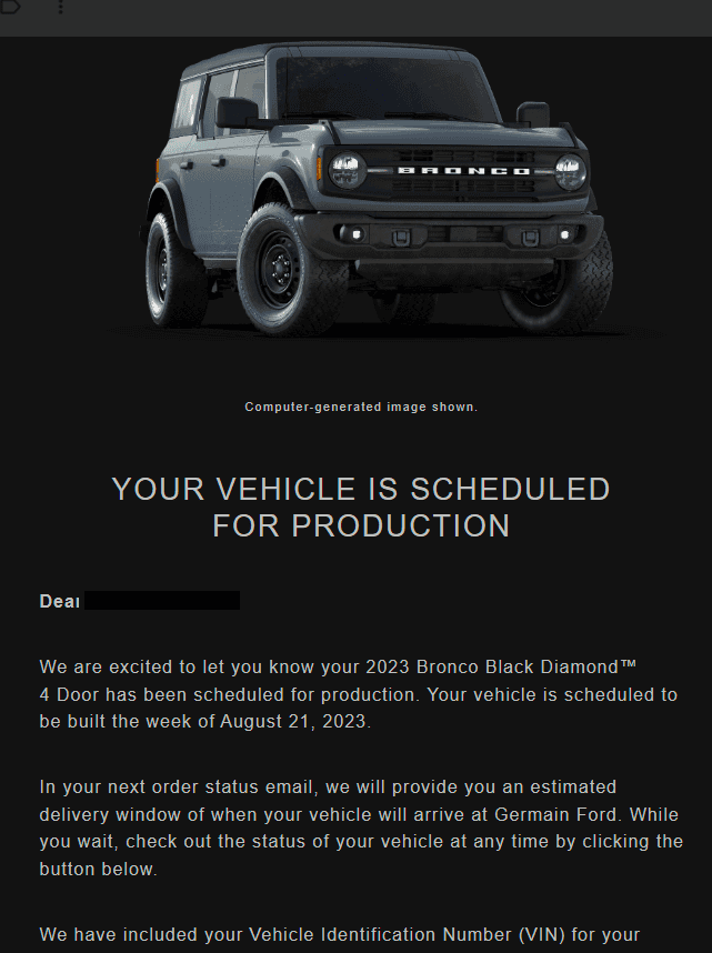 Ford Bronco 📬 7/20/23 Scheduling Emails Now Arriving! 1689862484539
