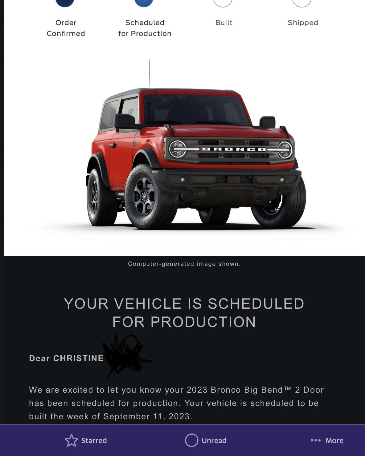 Ford Bronco 📬 7/20/23 Scheduling Emails Now Arriving! 62DA5B1F-9CDC-47E0-8A46-0589A7FDD524