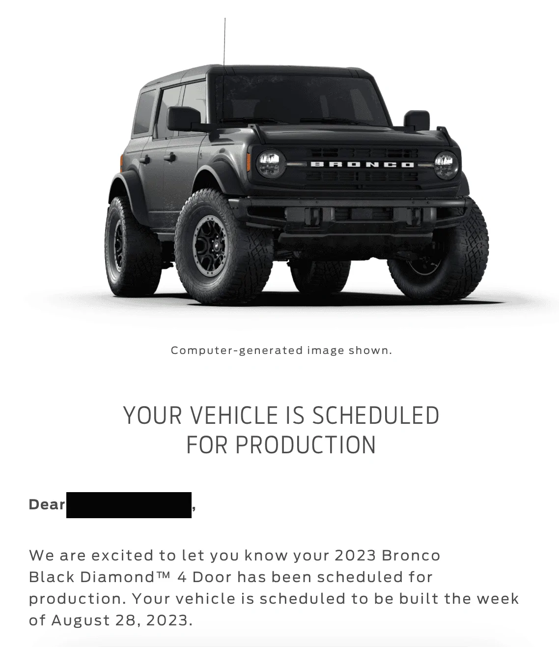 Ford Bronco 📬 7/20/23 Scheduling Emails Now Arriving! Screenshot 2023-07-20 at 11.11.02 AM