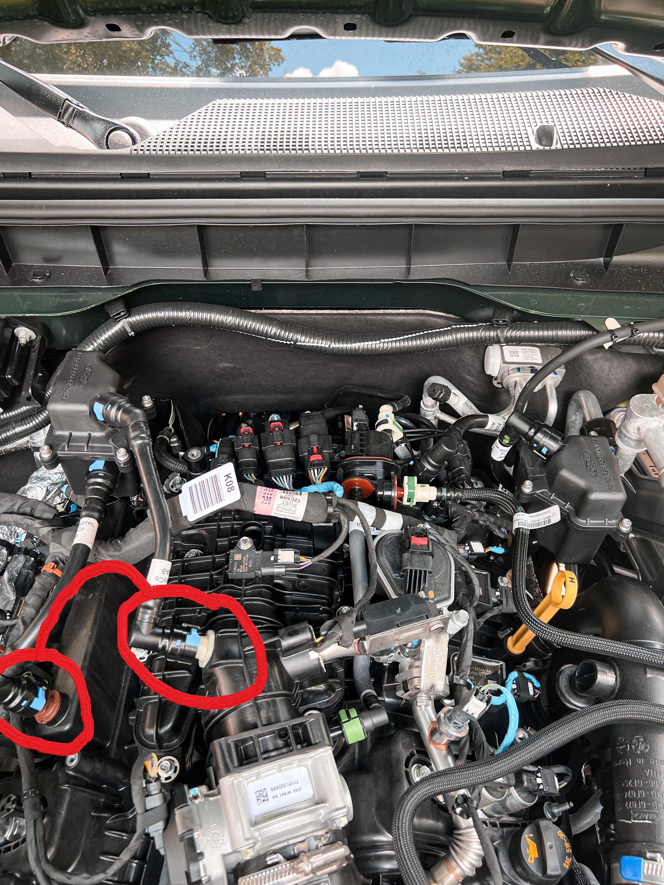 Ford Bronco Ford Performance DUAL catch cans for 2.7 engine now available IMG_9268