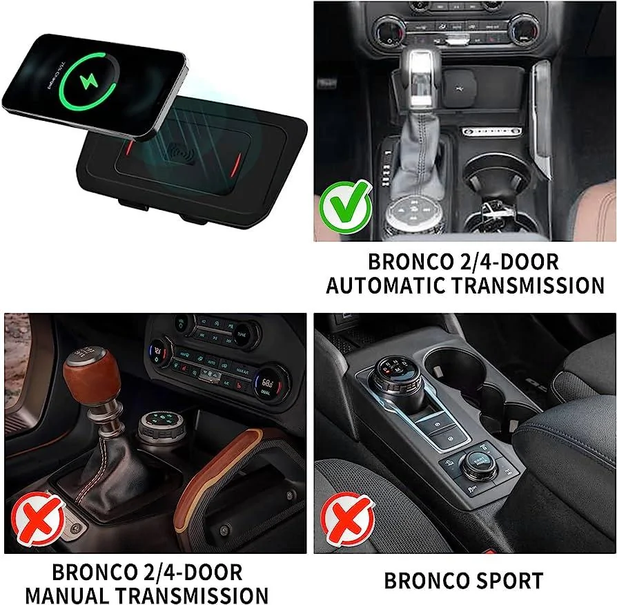 Ford Bronco Wireless charger DIY IMG_4533