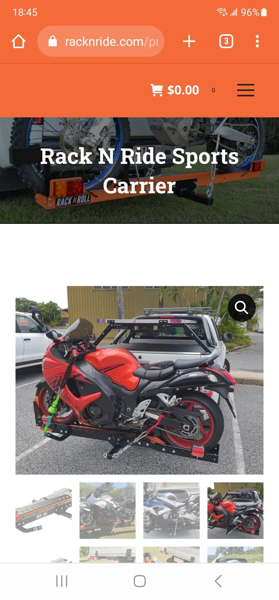 Ford Bronco Towing a motorcycle? Screenshot_20230720_184543_Chrom