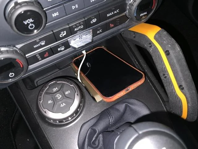 Ford Bronco Wireless charger DIY IMG_0078