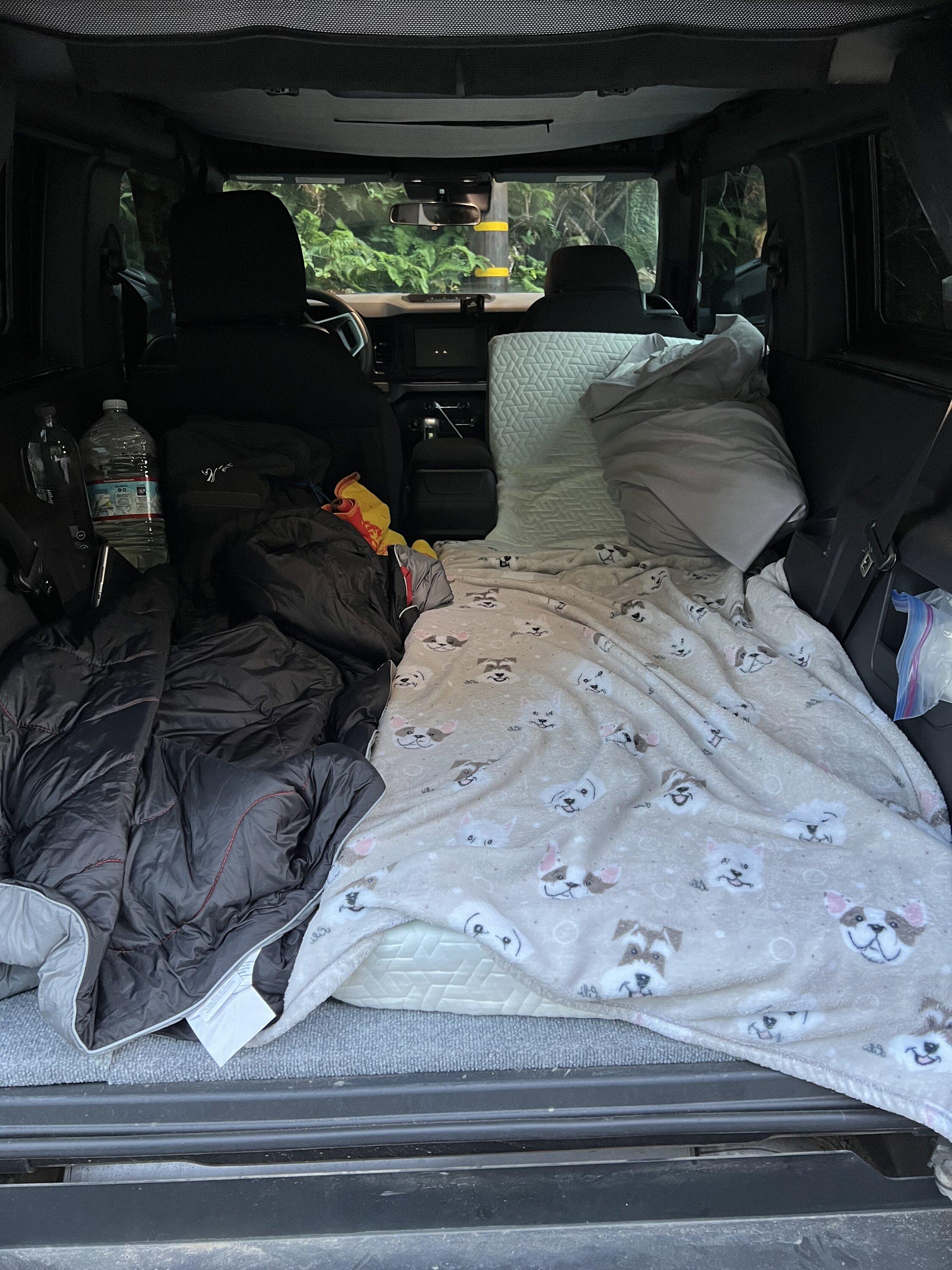 Ford Bronco Sleeping in your Bronco IMG_9463