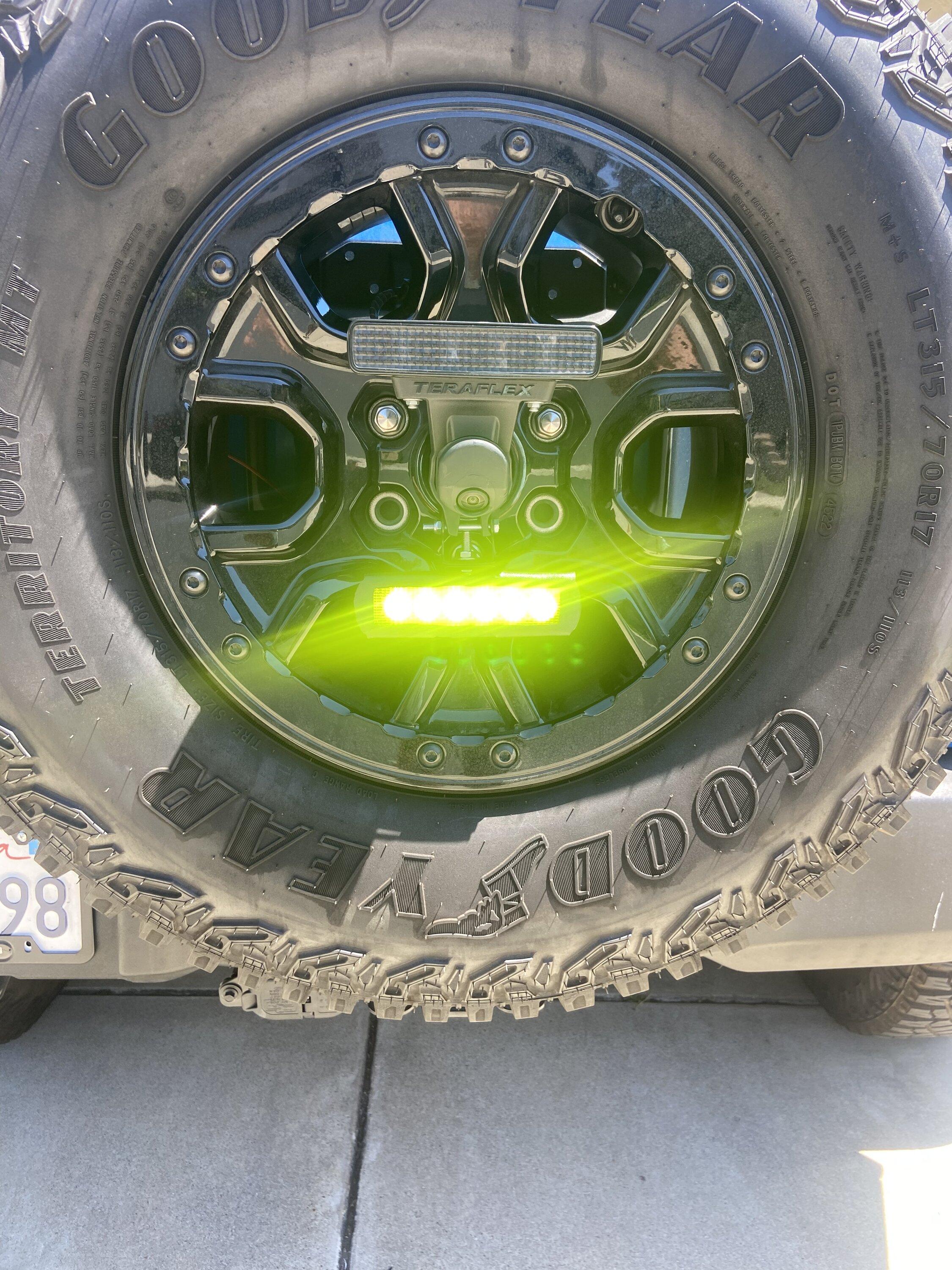 Ford Bronco Grille LED letters and smoked taillight installed 8372F5FB-0763-4044-B7BC-B548A329001A