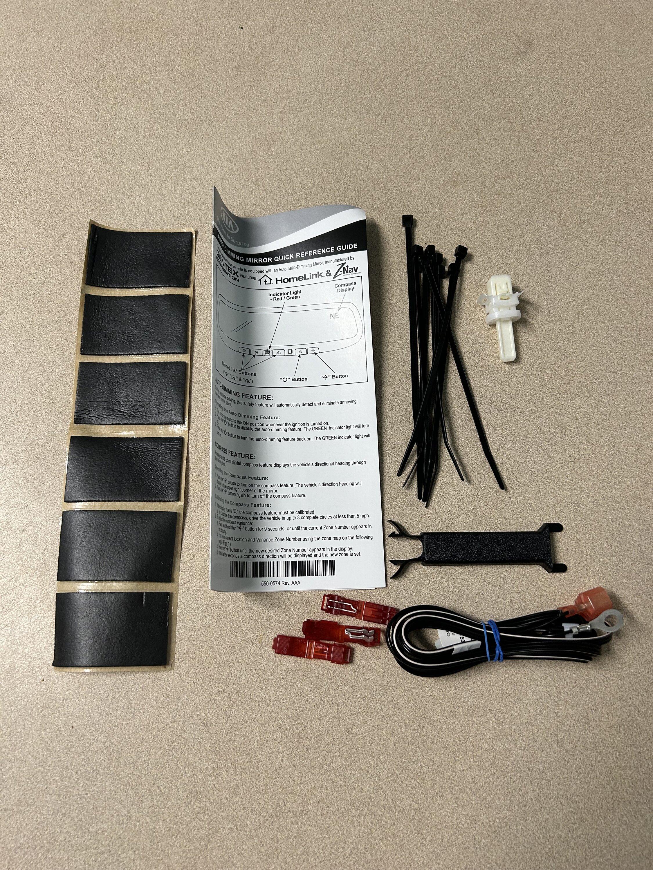 Ford Bronco $10 Kia rear view mirror install w/ homelink, auto dimming, compass (updated w/ videos & pics) img_5419-jpe