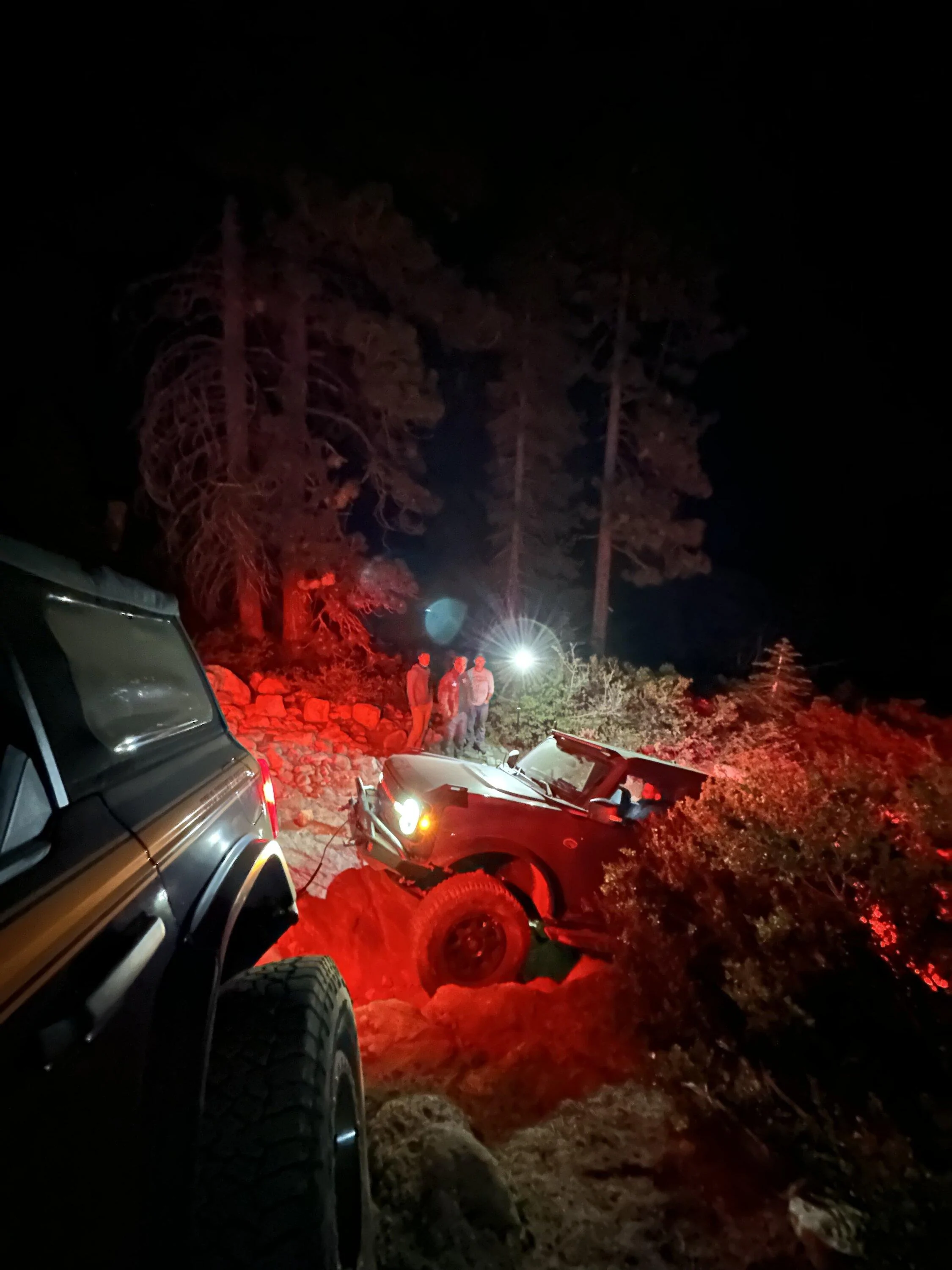 Ford Bronco Night time Rubicon attempt... Metalcloak bumpers and control arms tested 2916D575-2320-410A-9F23-4D63E04DB891