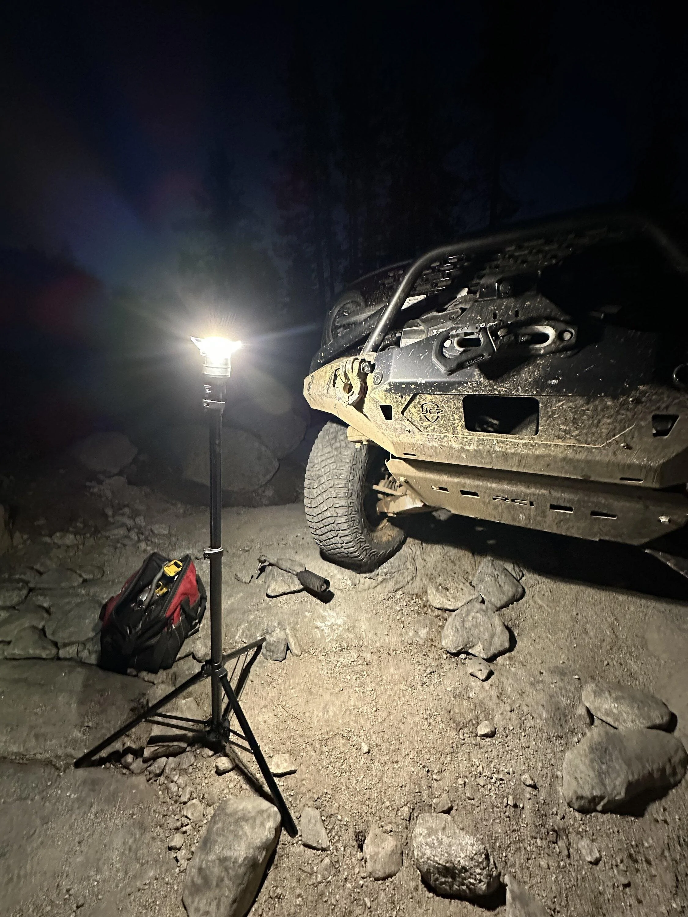 Ford Bronco Night time Rubicon attempt... Metalcloak bumpers and control arms tested AF419FD2-673A-4FF9-8666-8B865239DB54