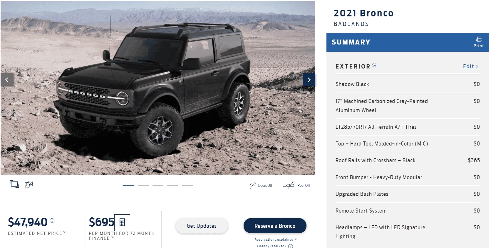 Ford Bronco APPLES (BRONCO) VS ORANGES (WRANGLER) 1603631160217