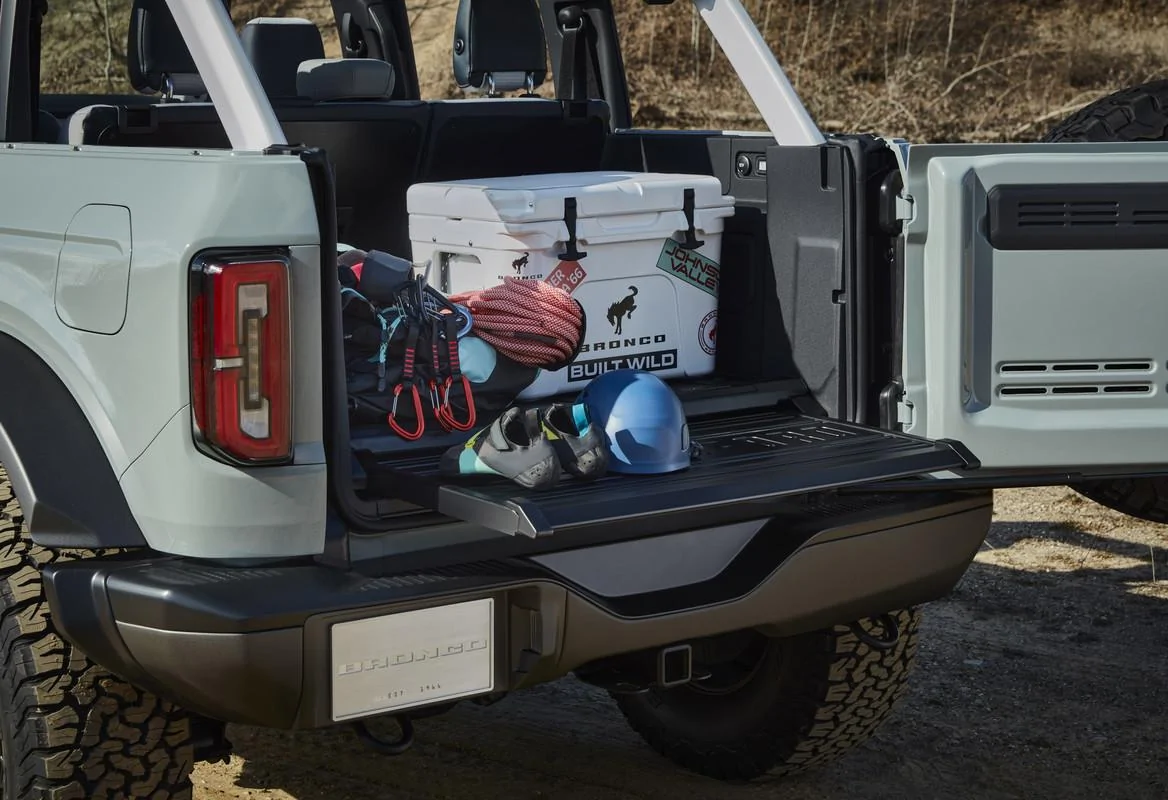 Ford Bronco Onboard door storage with sliding tailgate? A9924F5C-2558-4202-8512-44D9CB5D7AD1