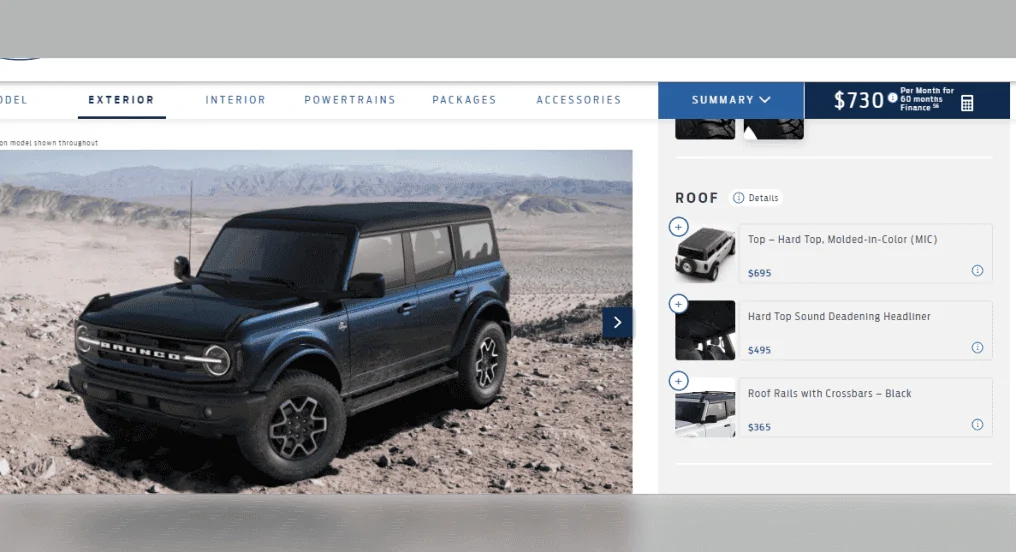 Ford Bronco Forget the Accessories deadkit