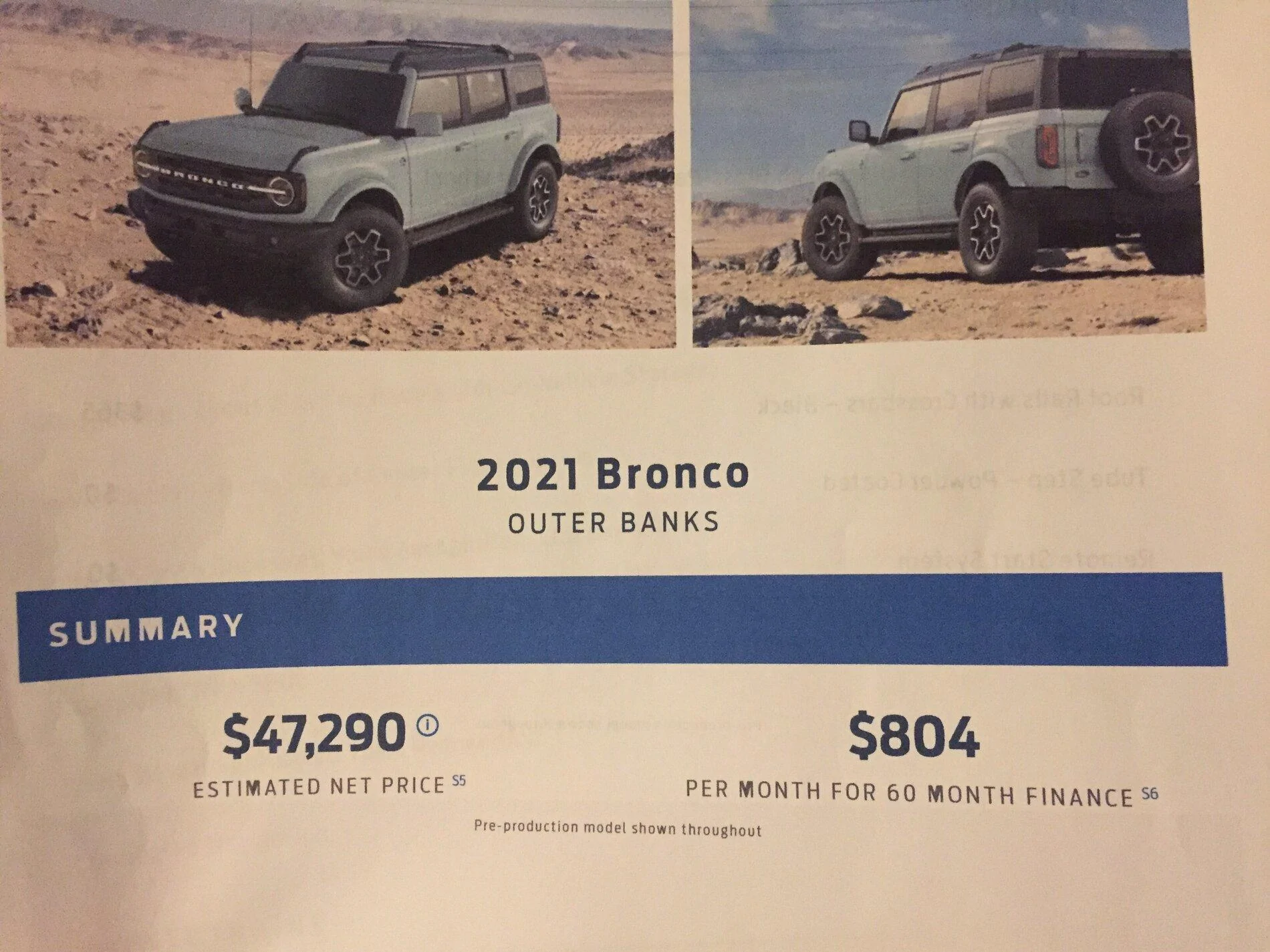 Ford Bronco Rethinking my whole order imag