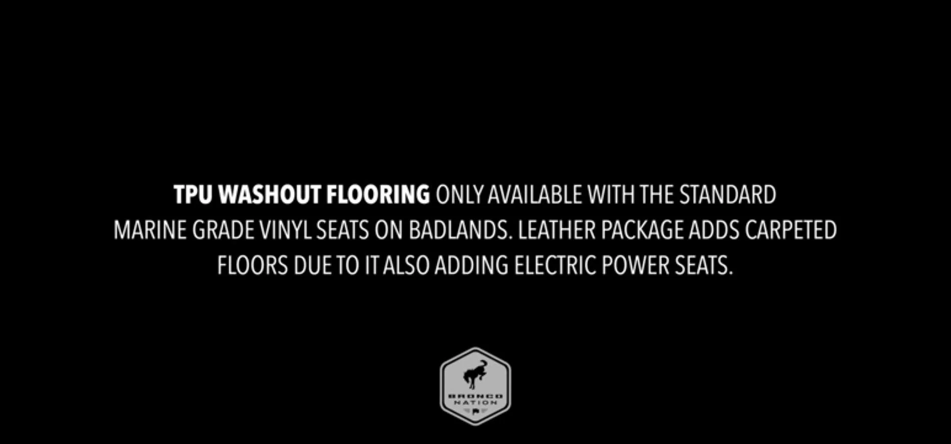 Ford Bronco Badlands + Lux & Leather = Power Seats? Screenshot_20201024-224120_YouTu