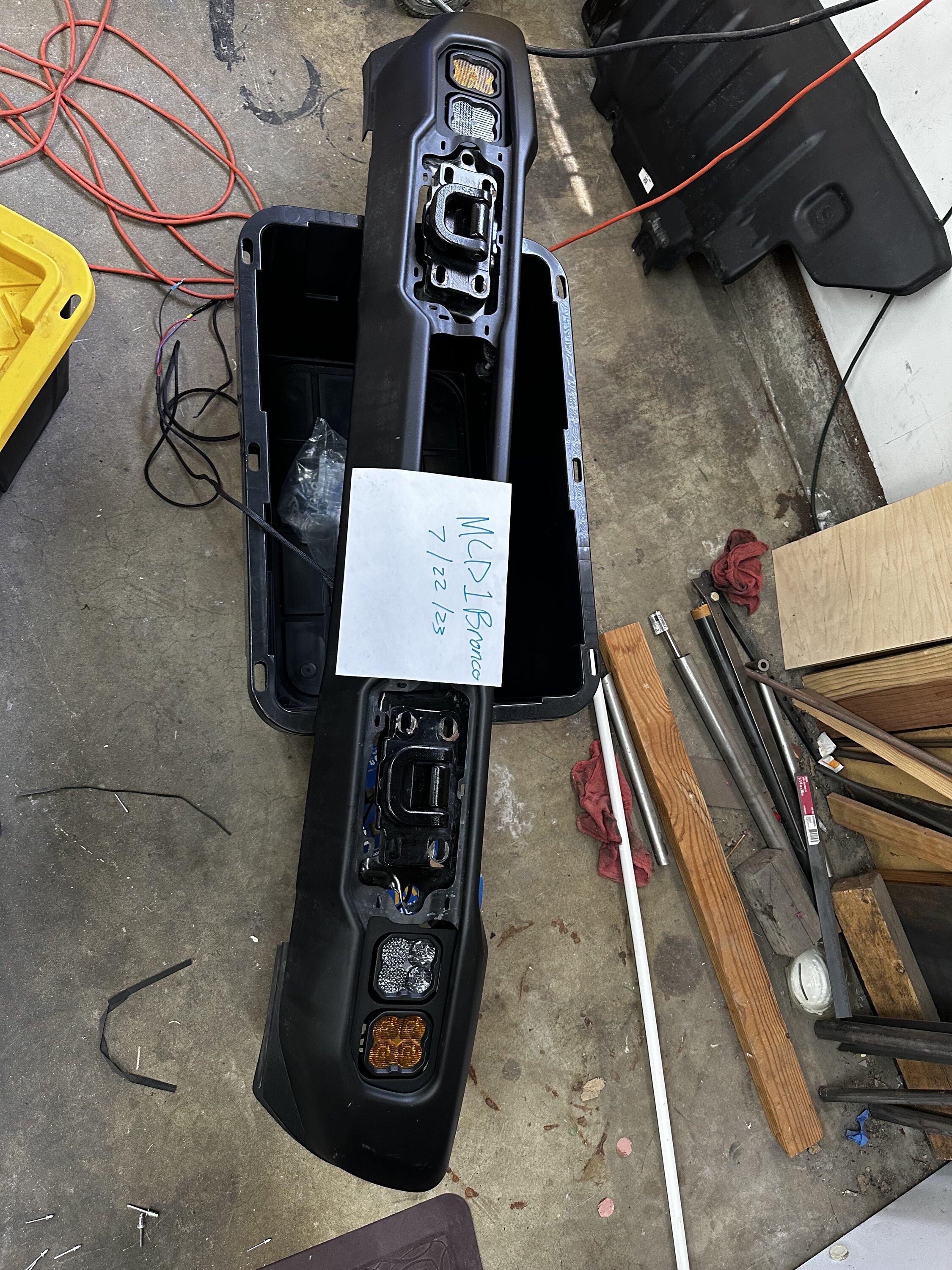 Ford Bronco Capable Bumper with SS3 lights IMG_5463