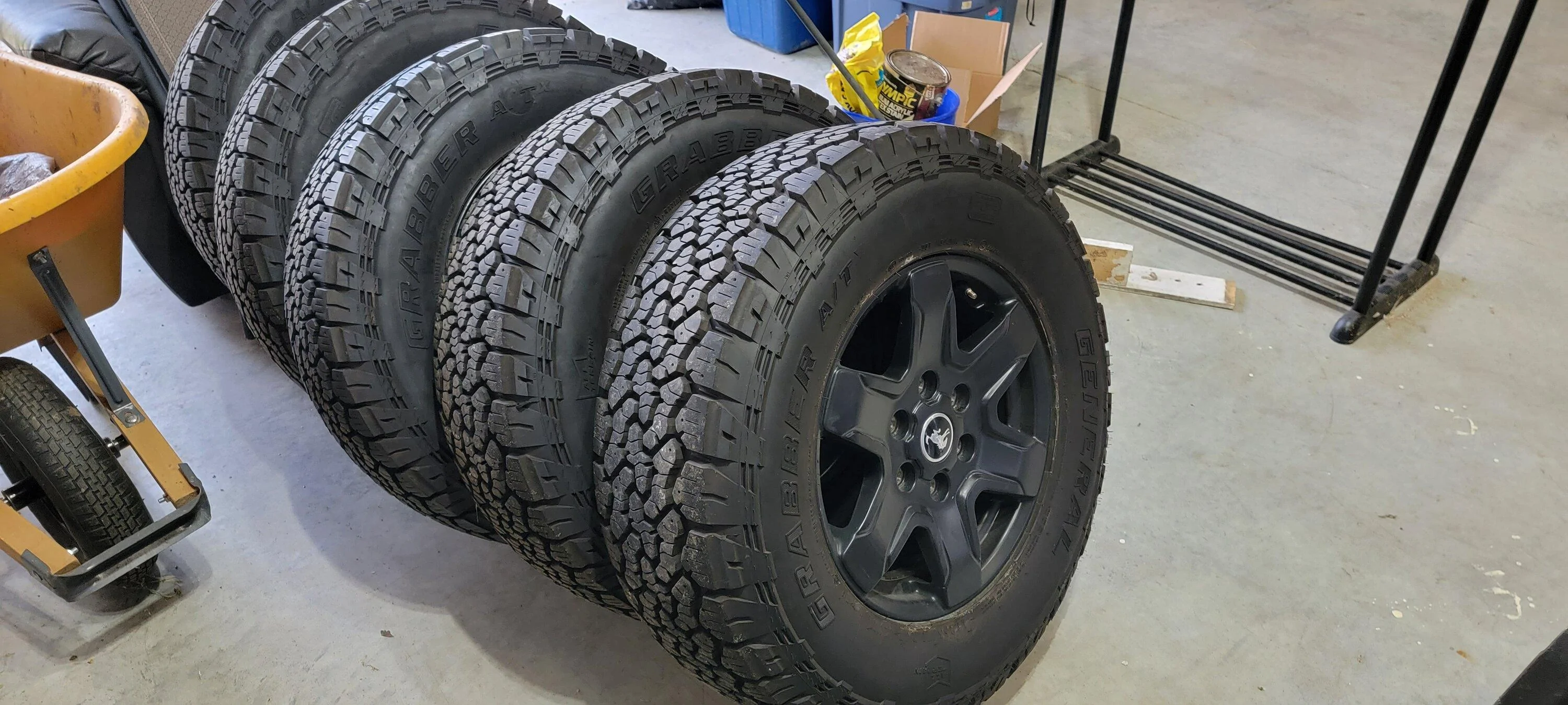 Ford Bronco Optional Black Diamond Tires and Wheels - $600 20230723_185756