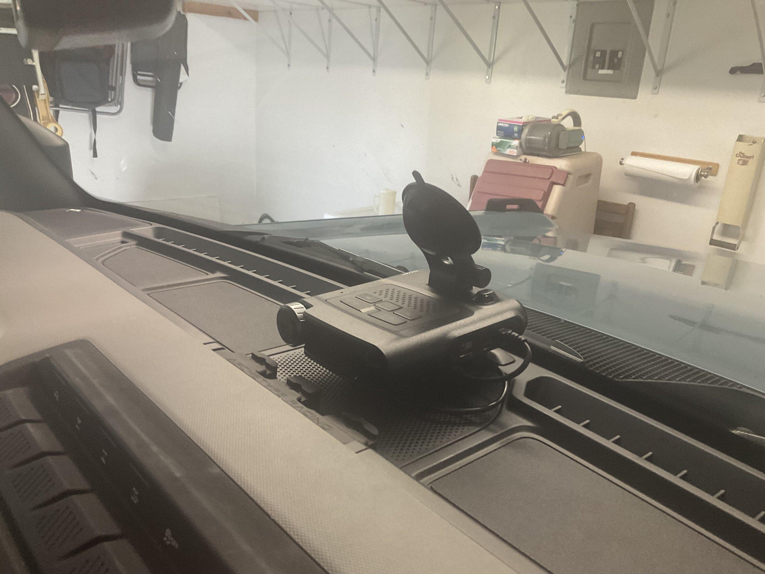 Ford Bronco Adding dashcam to Lux windshield IMG_0791