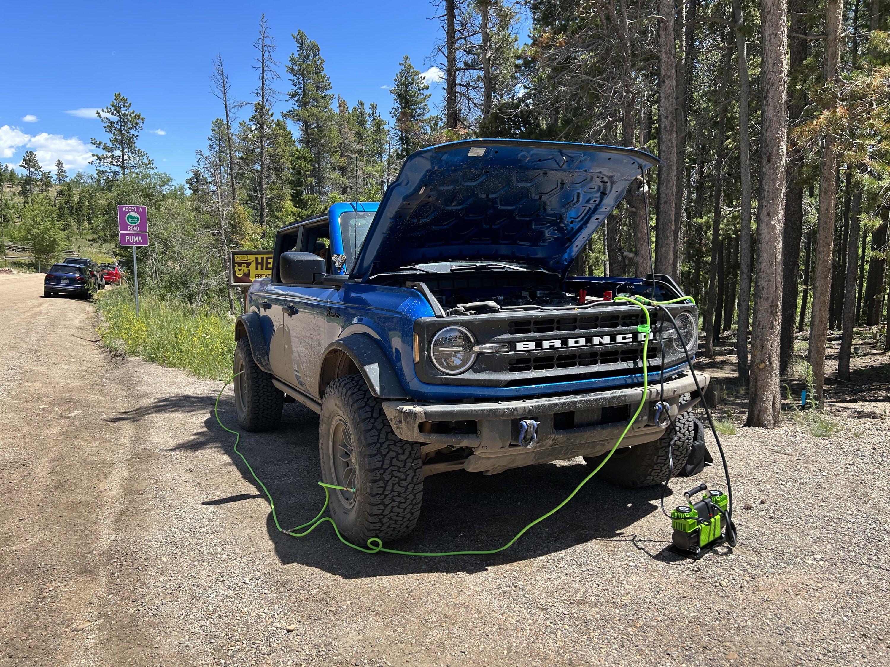 Ford Bronco What Air Compressor do you use? Bronco-morrflate