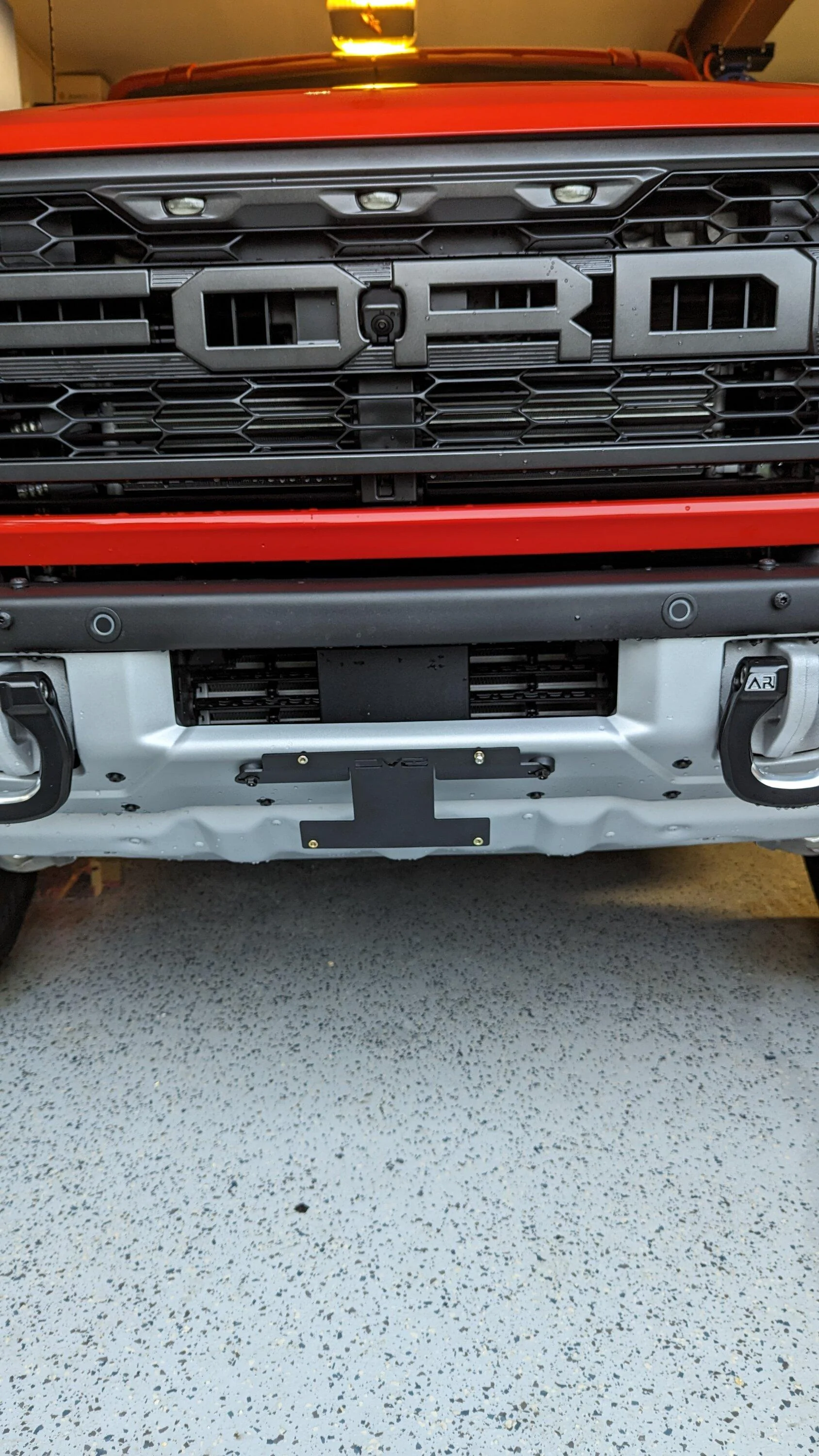 Ford Bronco Front license plate bracket recommendations? PXL_20230701_001524655