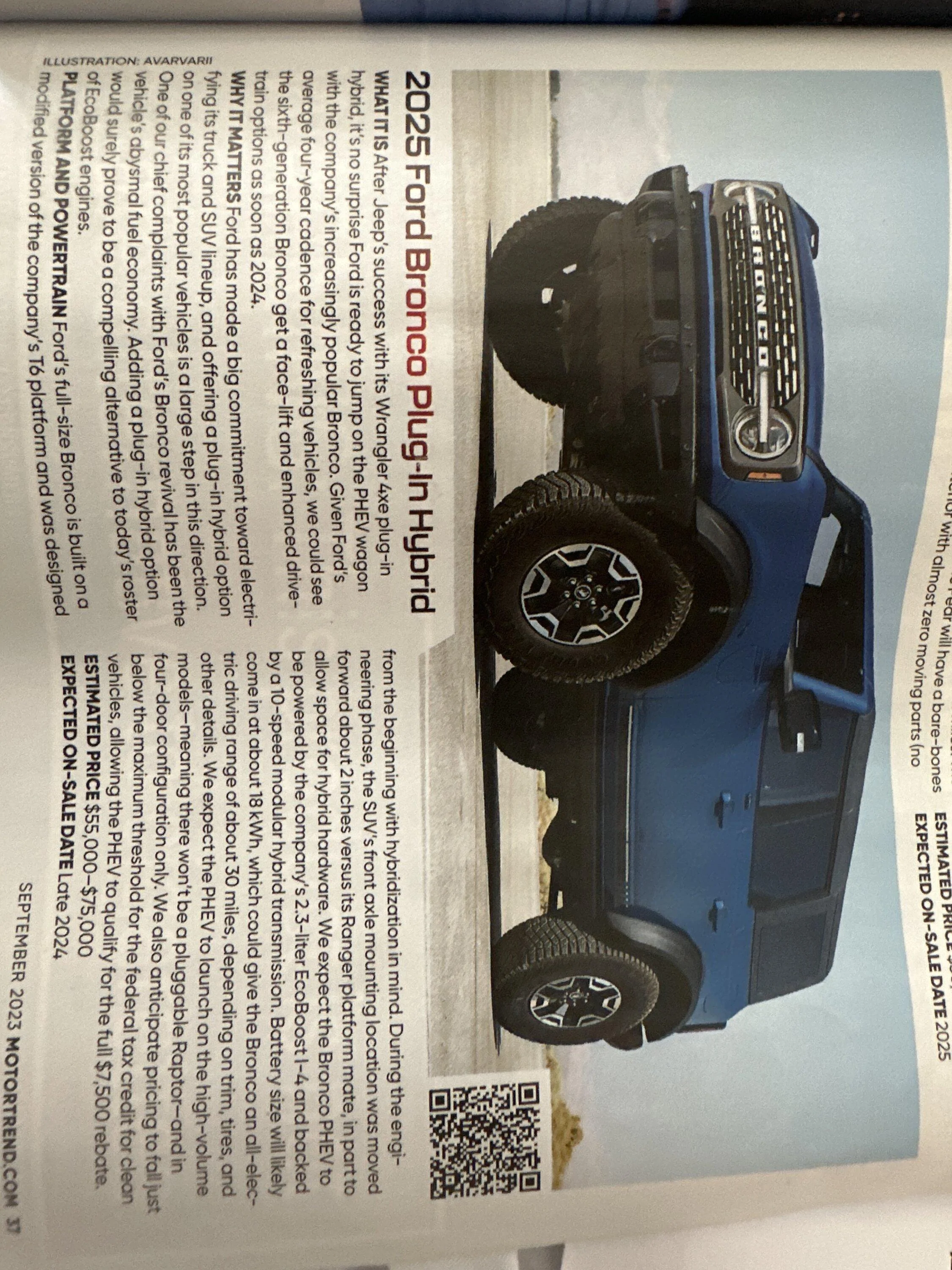 Ford Bronco 2025 Bronco Hybrid Rumors imag