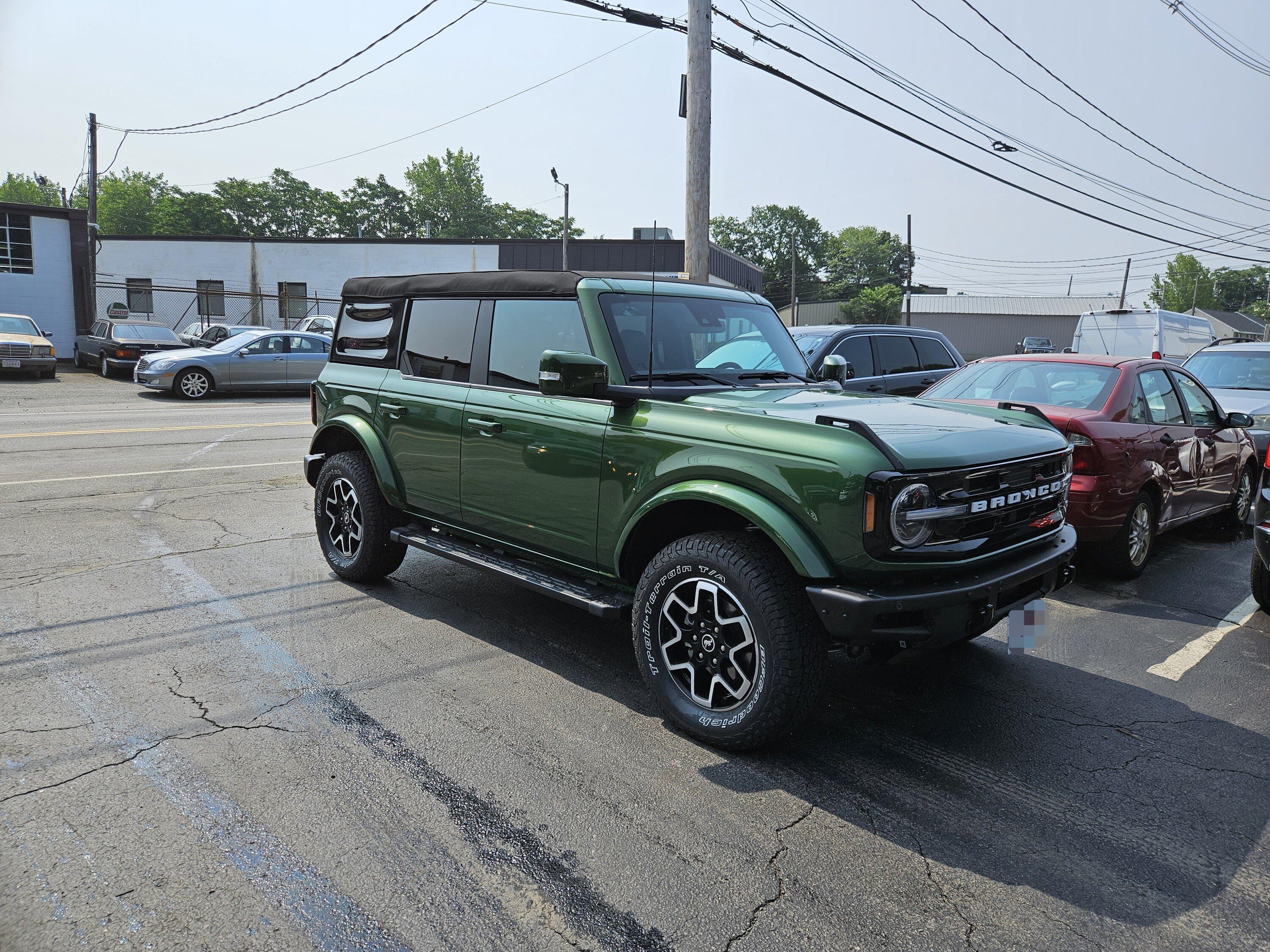Ford Bronco Steering wheel feedback vibrations 20230717_102013