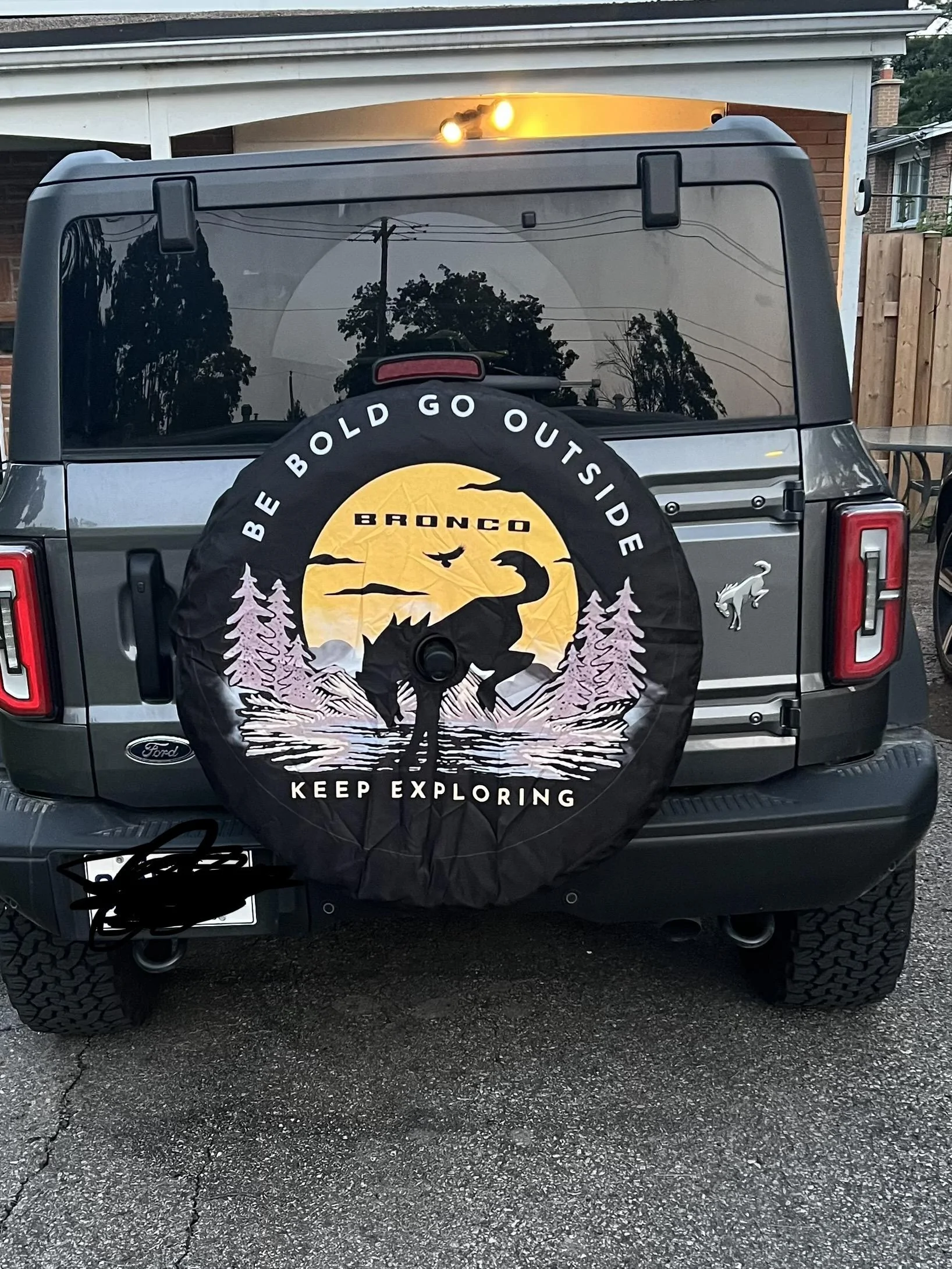 Ford Bronco Custom Spare Tire Cover IMG_9742