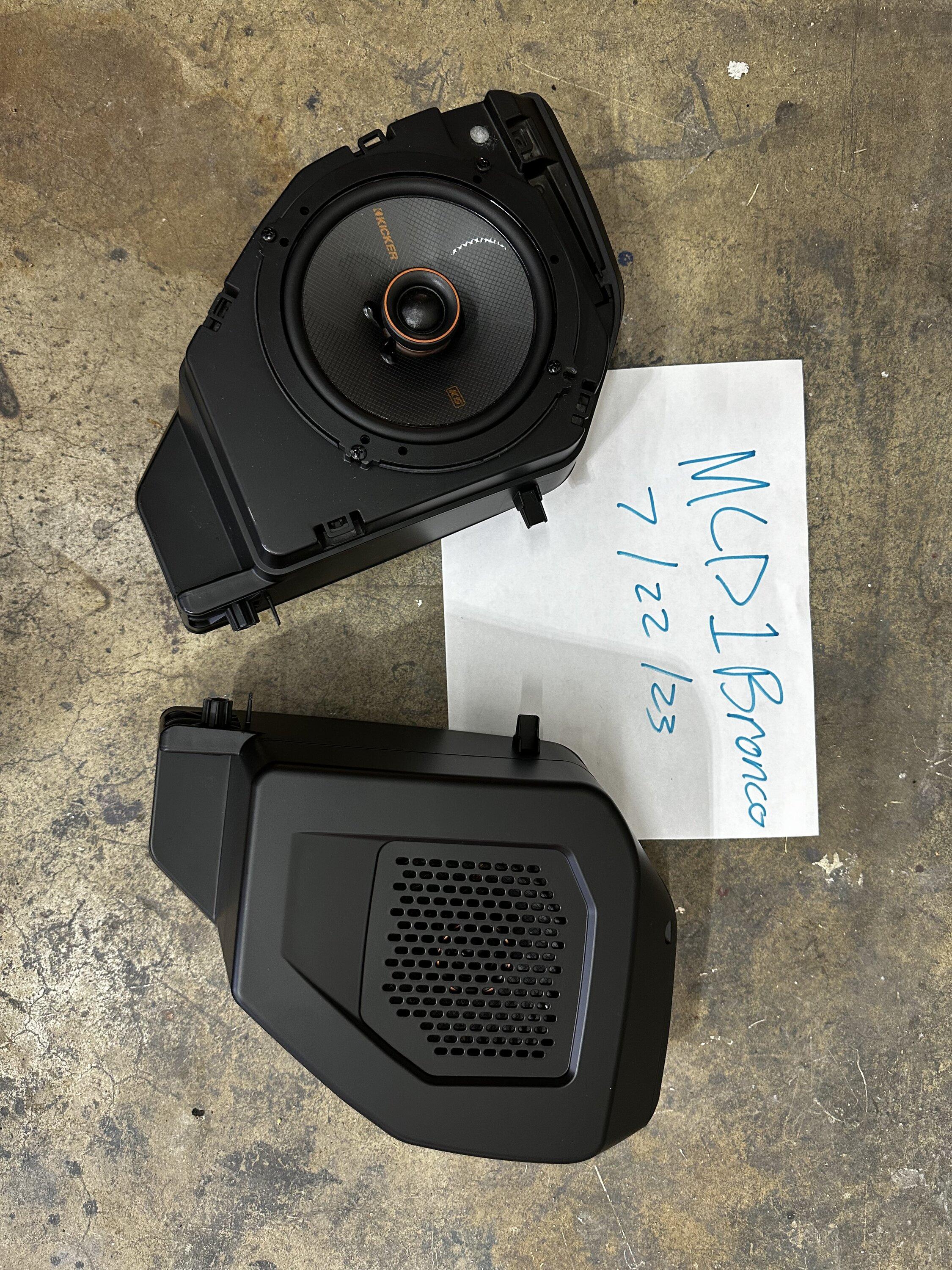 Ford Bronco IAG Rear Speaker Pods IMG_5468