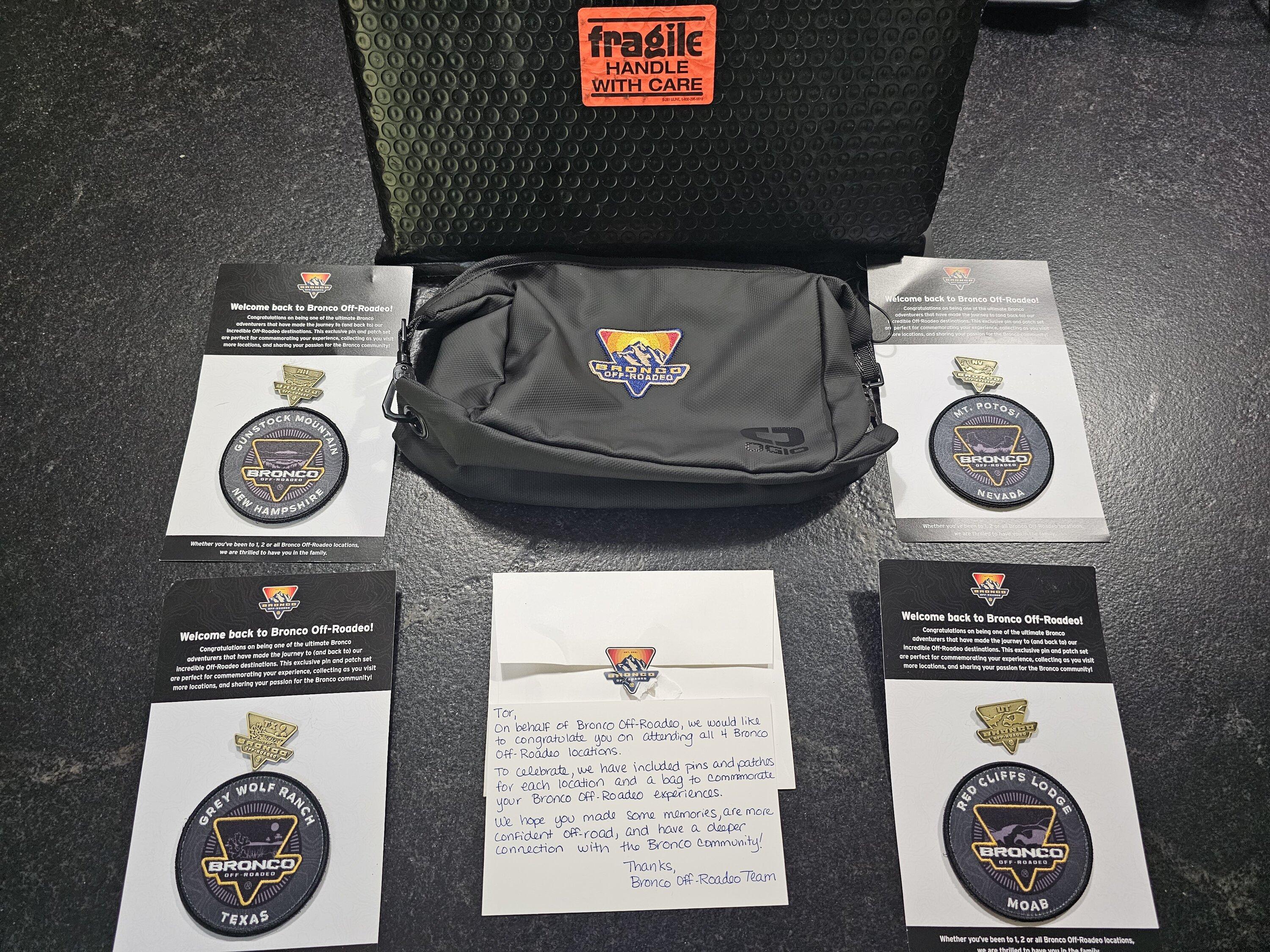 Ford Bronco Bronco Off Rodeo Sent me some Swag! 20230728_172552