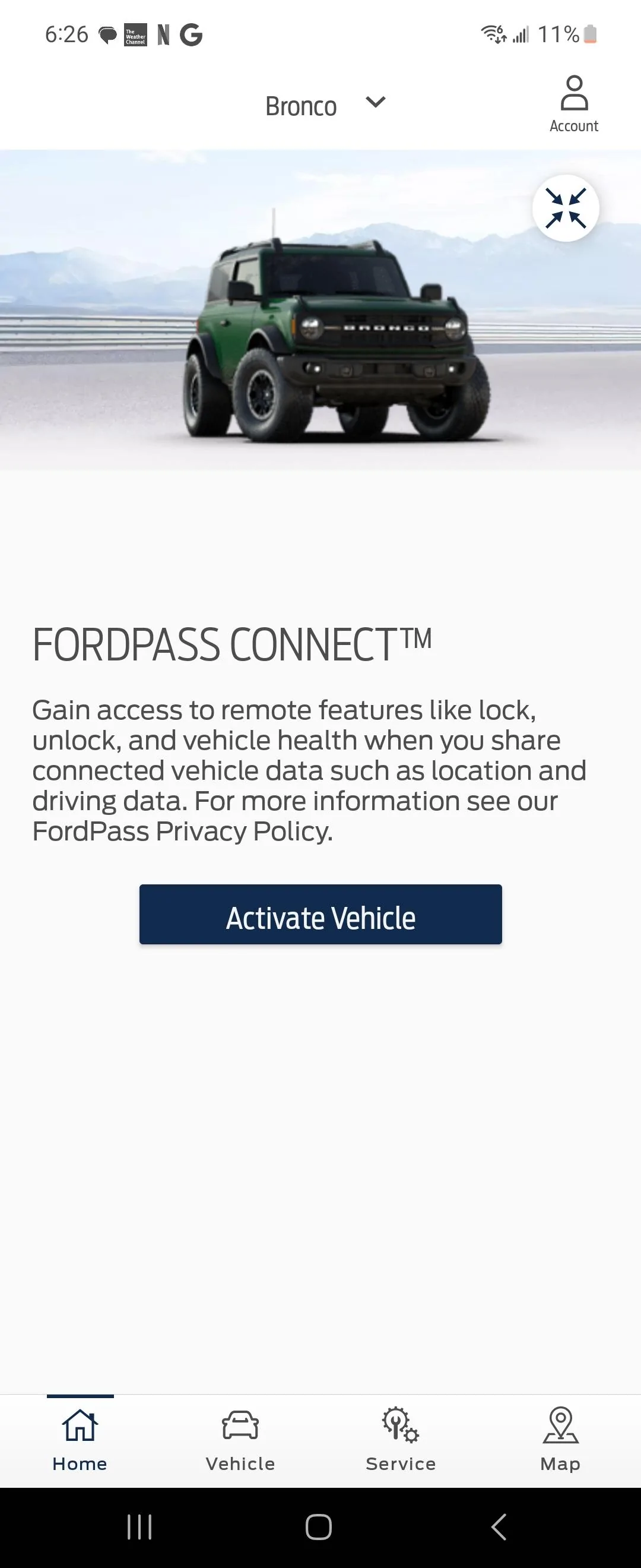 Ford Bronco 7/24/23 Build Week Screenshot_20230728_182631_FordPass