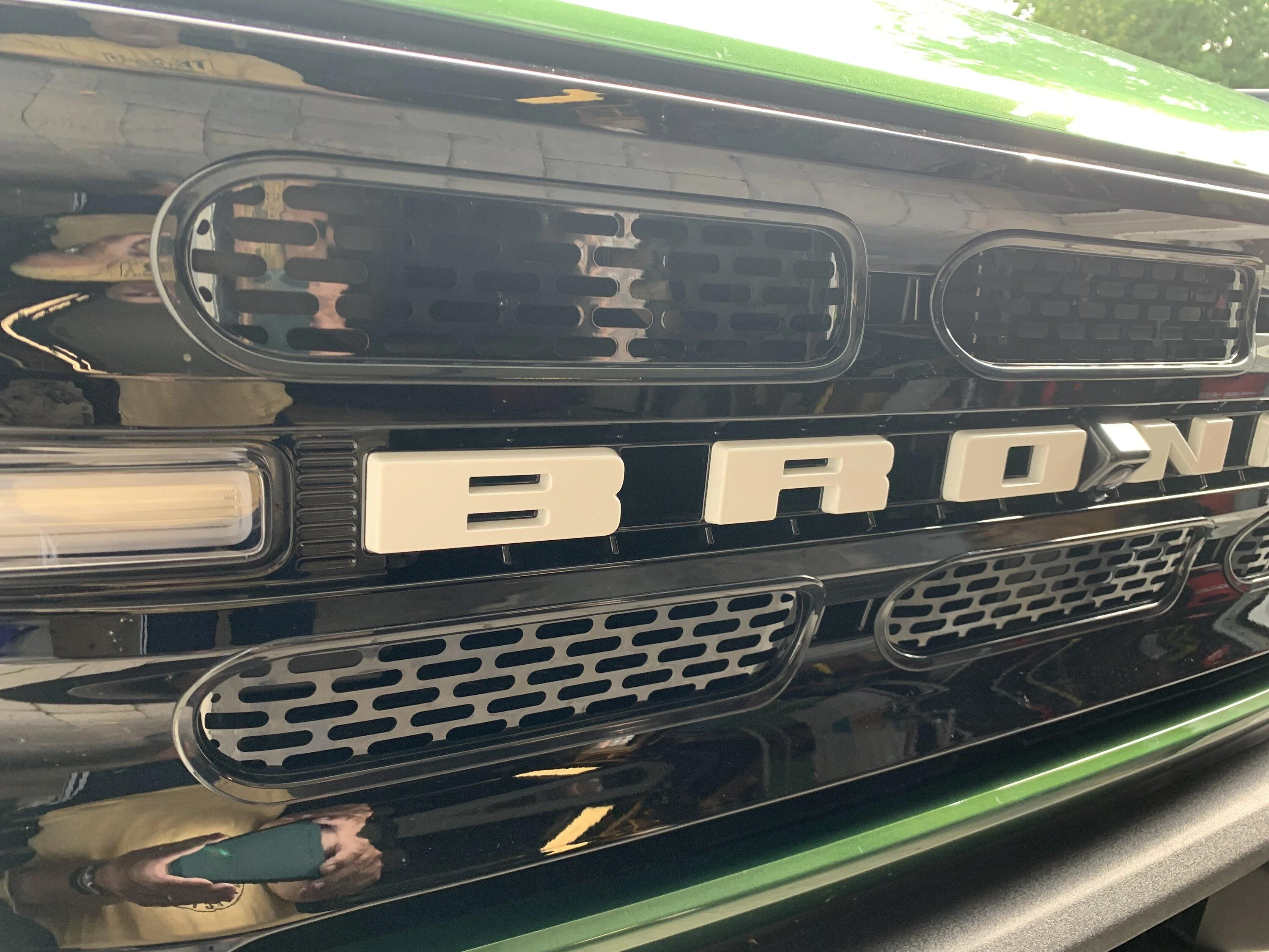 Ford Bronco Mesh grill inserts installed on Big Bend IMG_7104