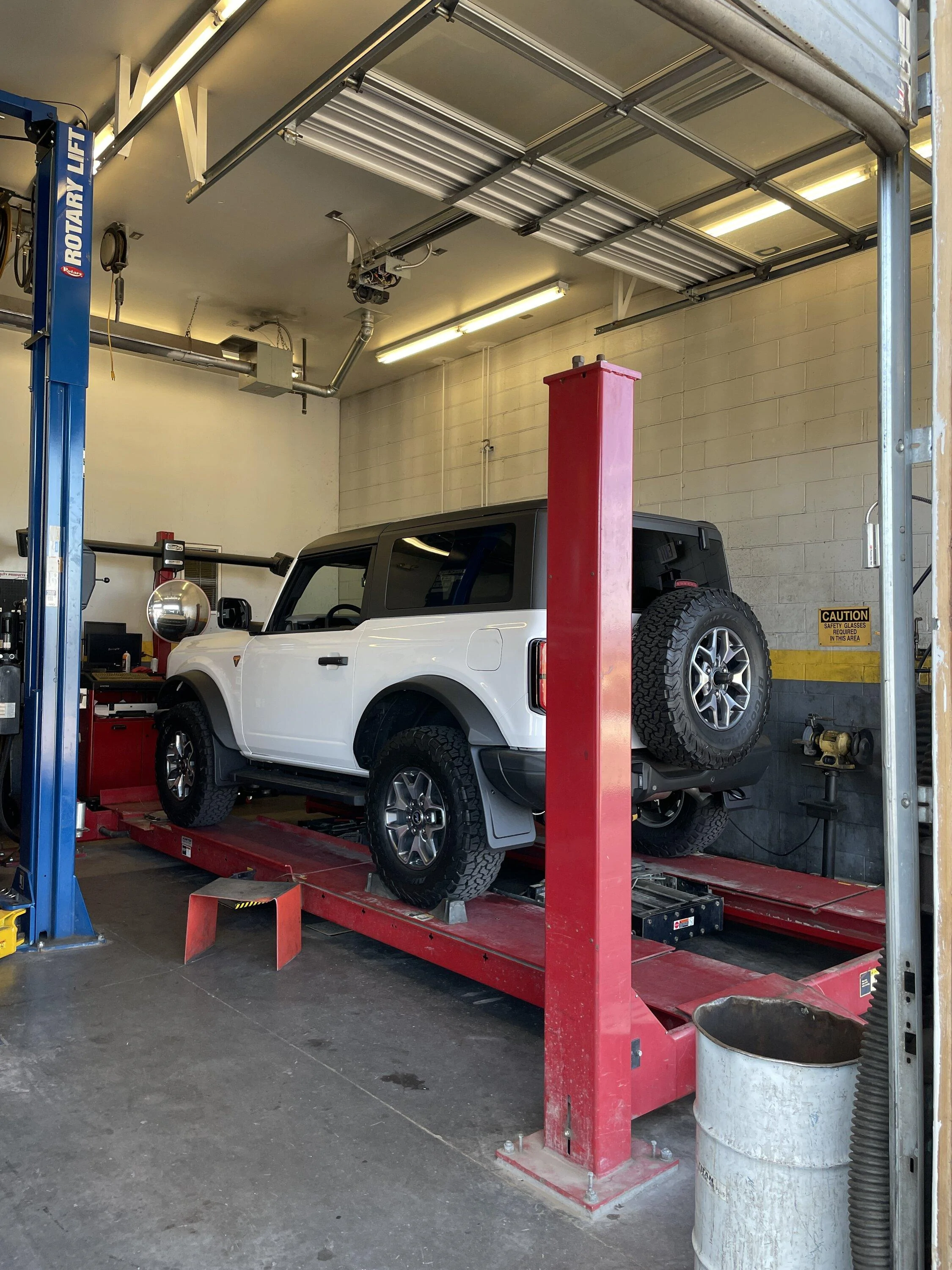 Ford Bronco Dealership can't get the alignment right IMG_4554