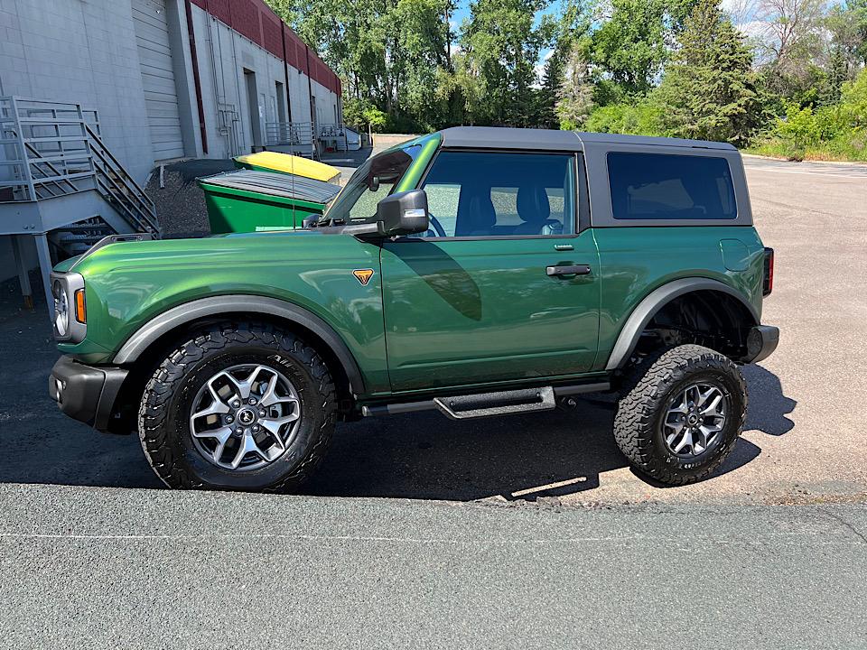 Ford Bronco Finally did it! 2-Dr Badlands in Eruption Green IMG_7226