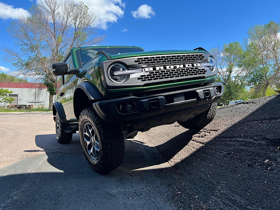 Ford Bronco Finally did it! 2-Dr Badlands in Eruption Green IMG_7230