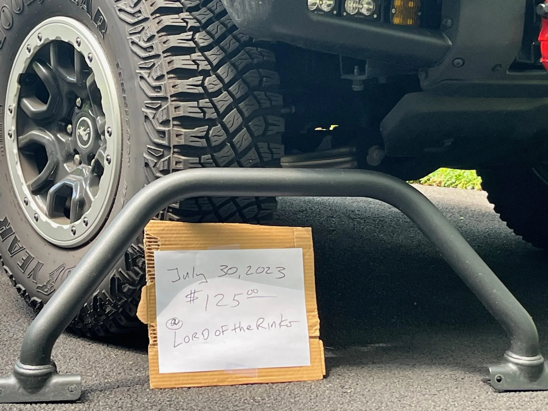 Ford Bronco OEM Bull Bar $125 bull bar_125