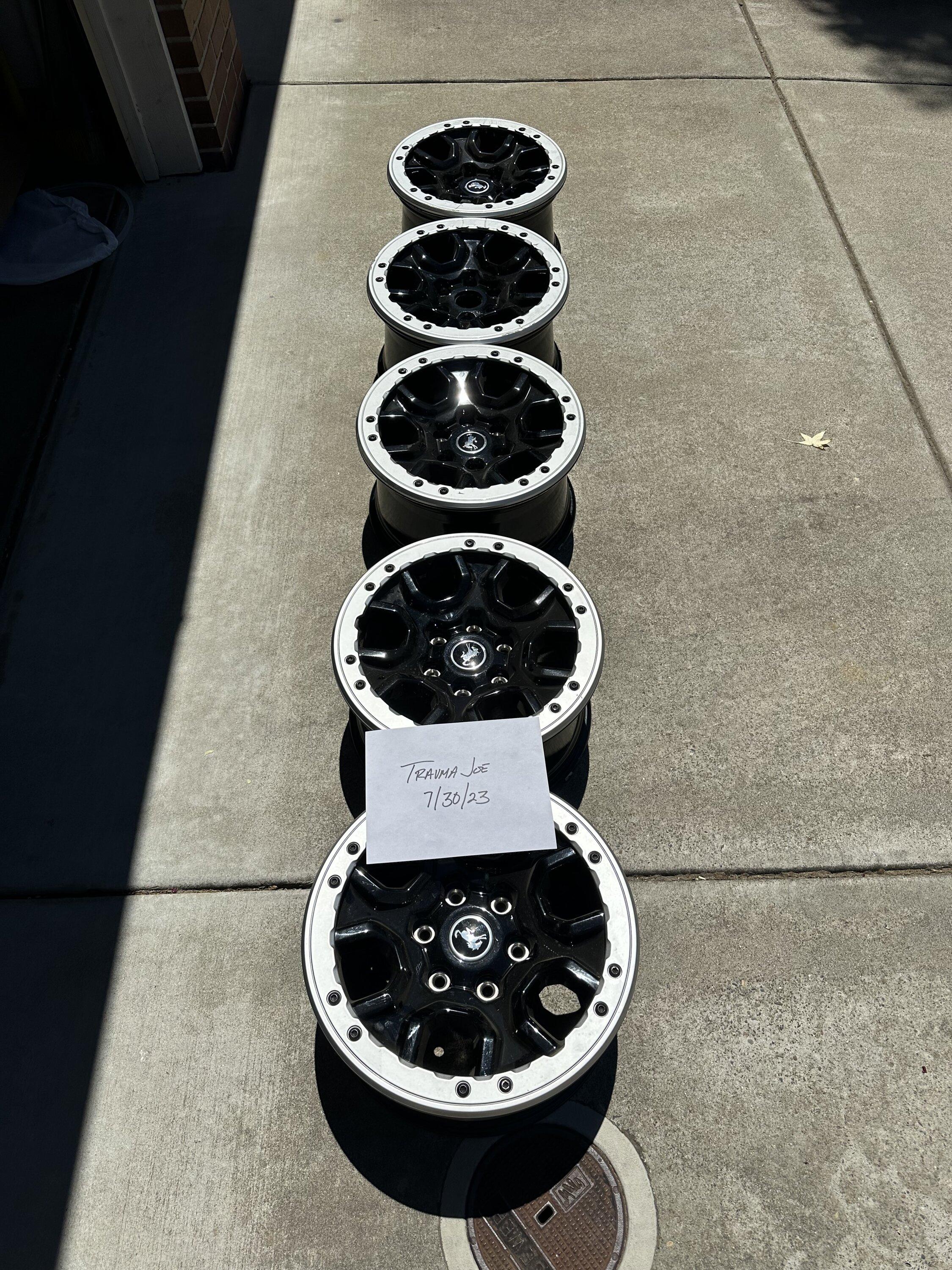 Ford Bronco 5 Badlands Sas wheels (no TPMS) - $500 IMG_1719