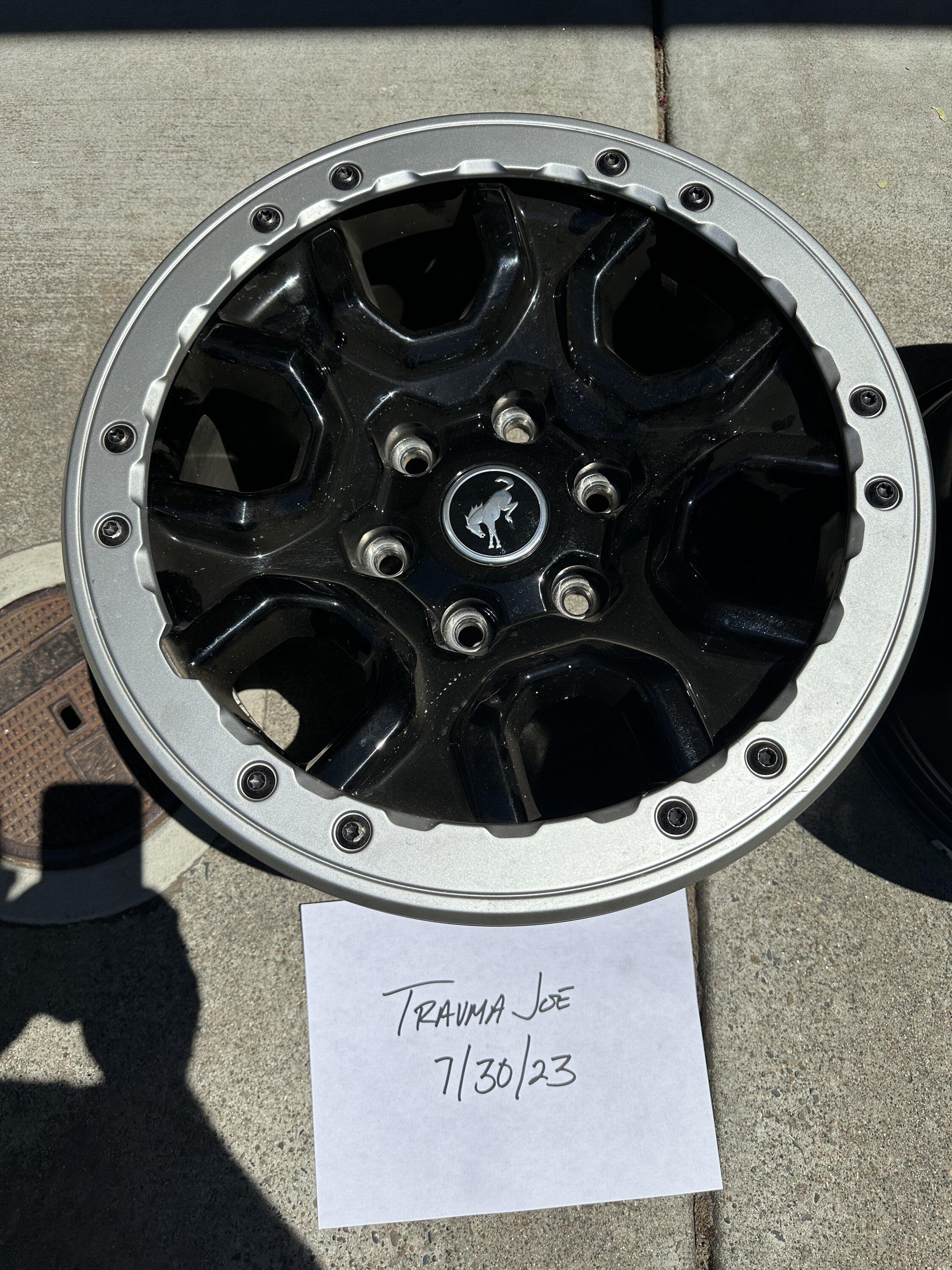 Ford Bronco 5 Badlands Sas wheels (no TPMS) - $500 IMG_1720