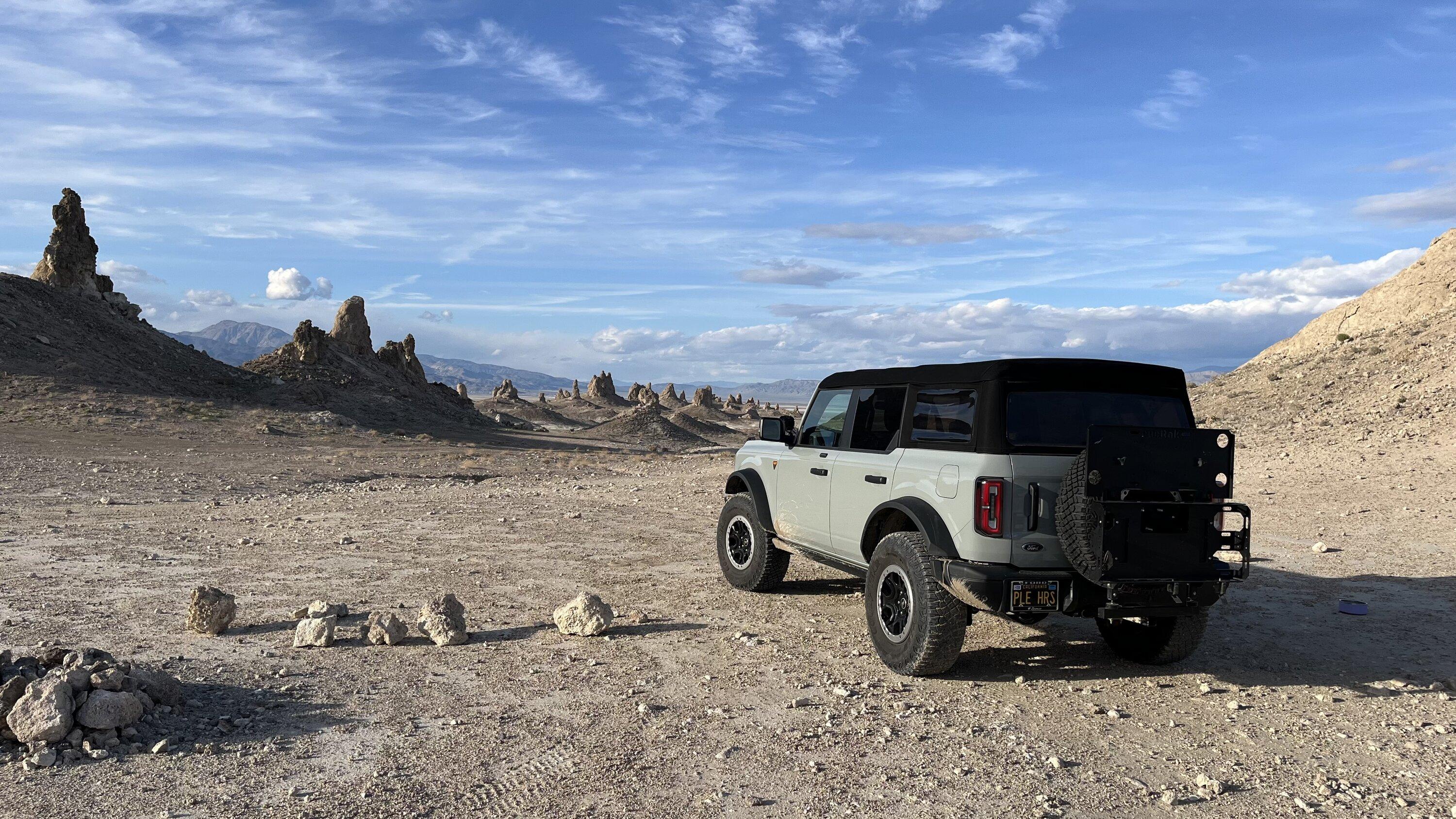 Ford Bronco Offroad in Red Rock Canyon with my Cactus Gray Badlands - near Los Angeles (video) IMG_2399