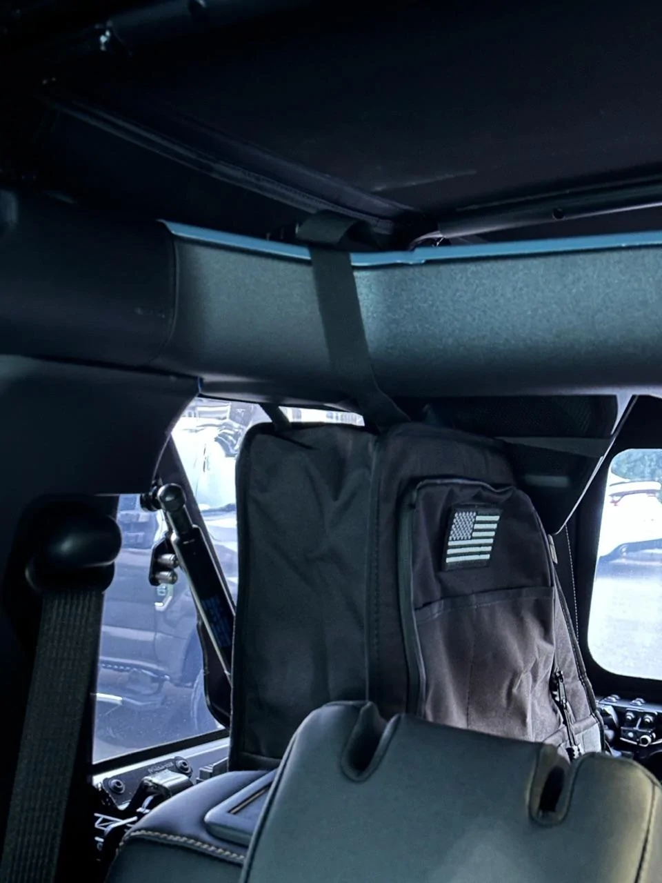 Ford Bronco Roll Bar Storage Organizers/Bags IMG_7699