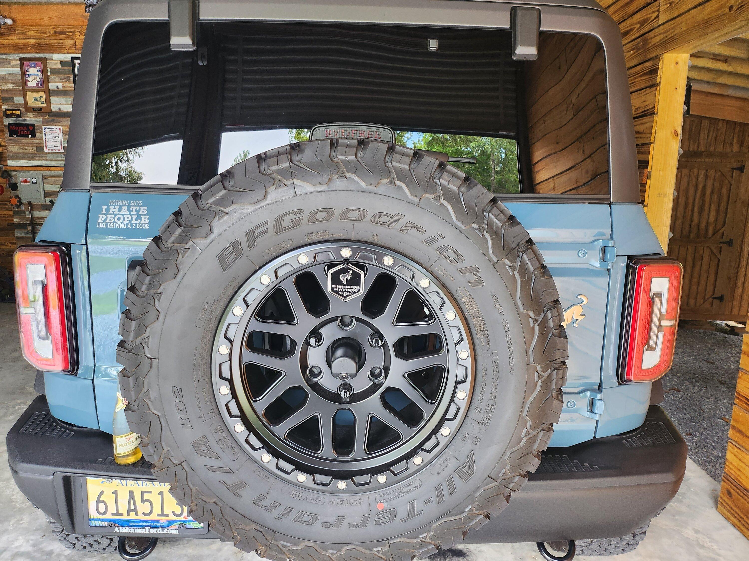 Ford Bronco Show us your installed wheel / tire upgrades here! (Pics) RockTrix