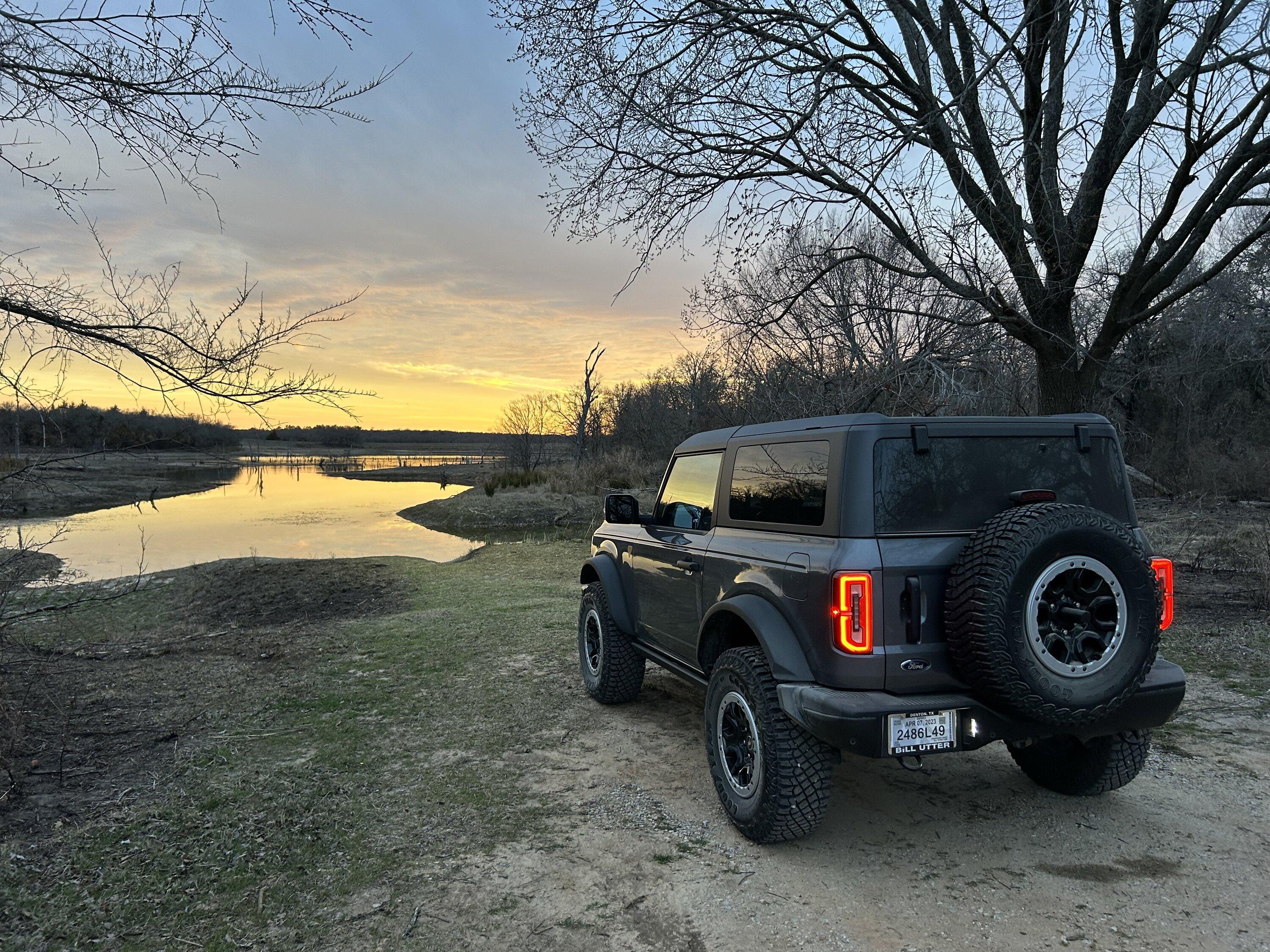 Ford Bronco Badlands at golden hour IMG_0162