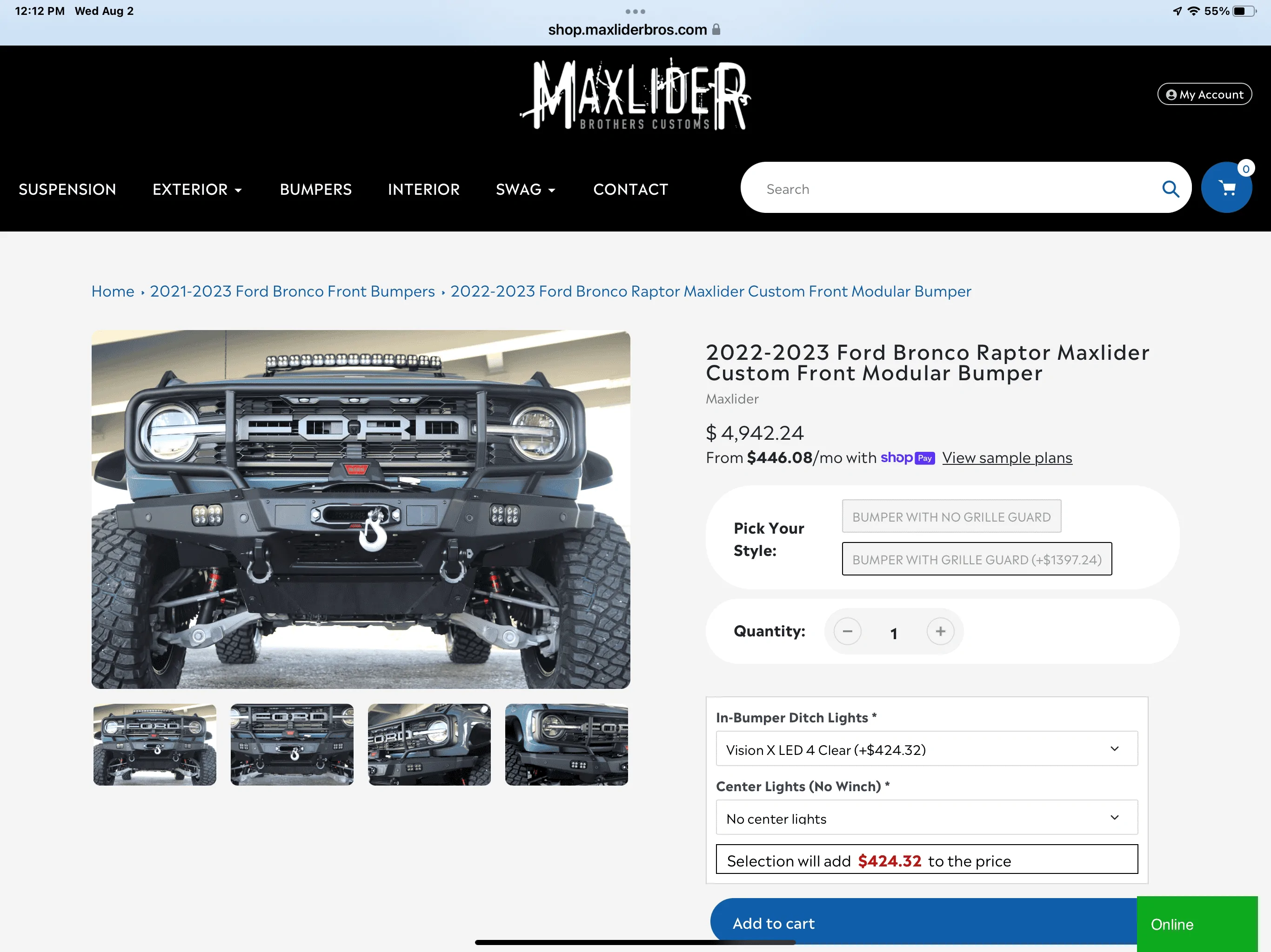 Ford Bronco $5000.00 Maxlider Bronco bumper 7D550A00-AEF3-41DD-92F4-08529658214F
