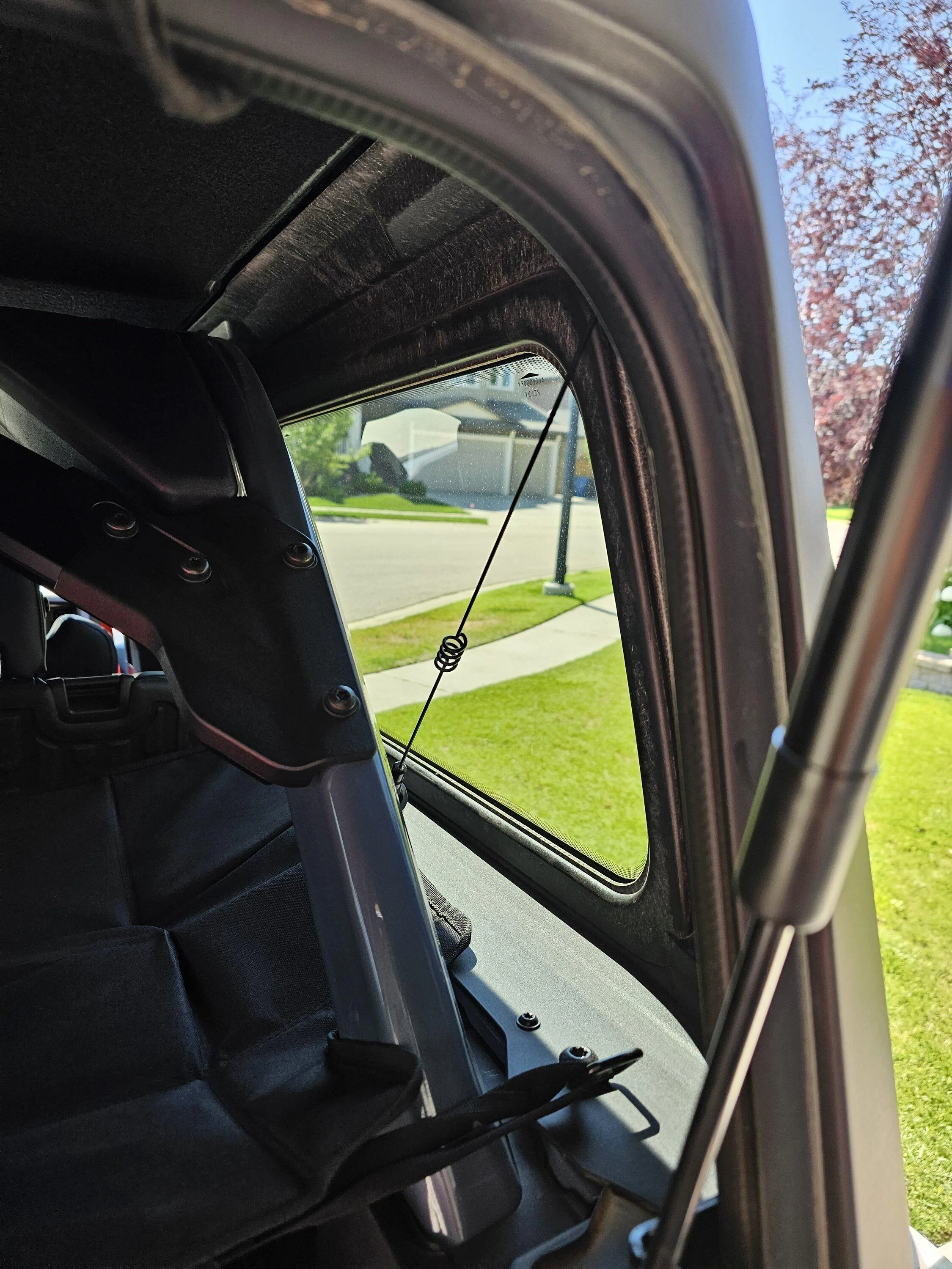 Ford Bronco Tail gate CB ANT. Coax routing? 20230729_152522