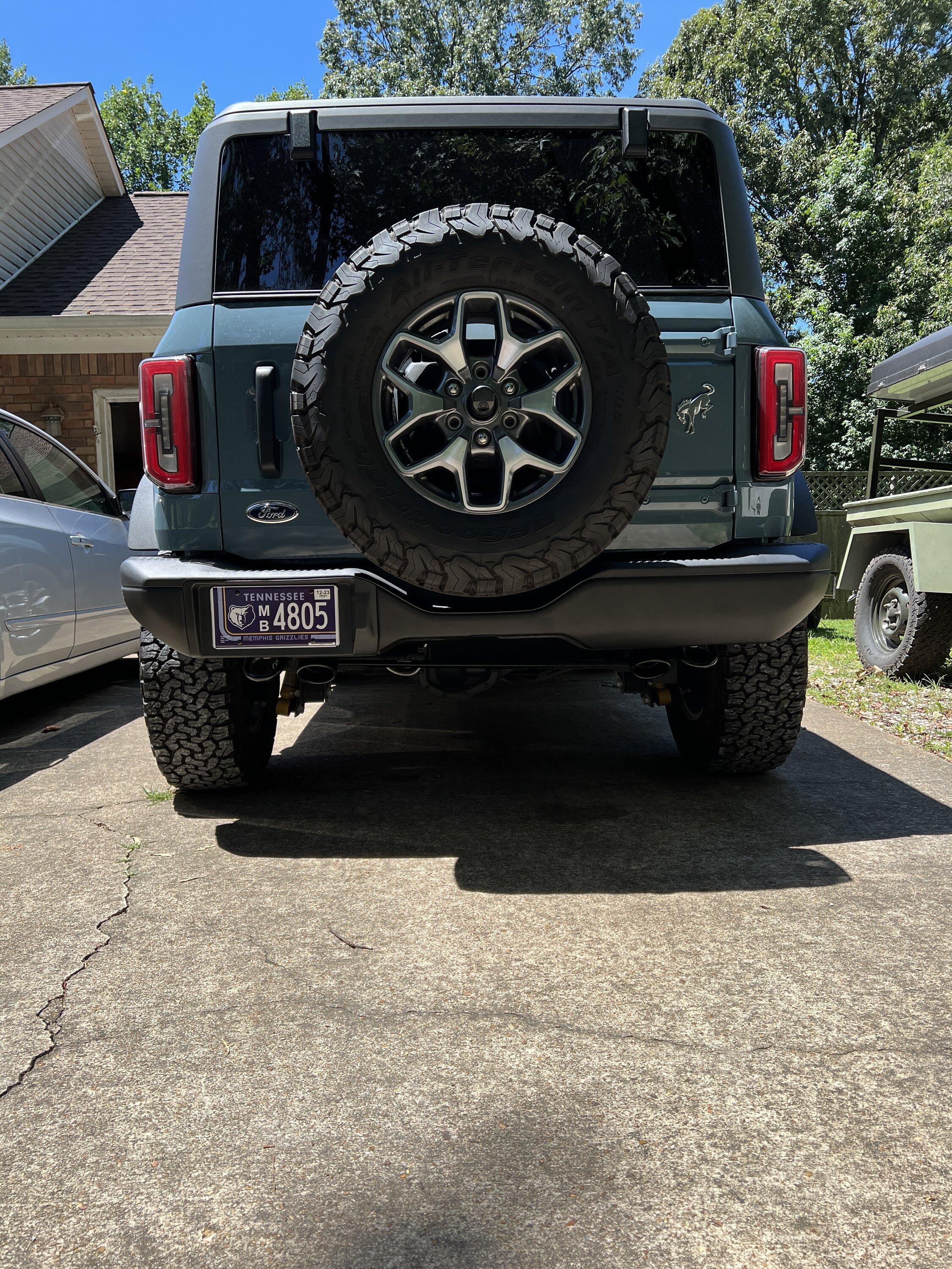 Ford Bronco Borla Touring Axle-Back Exhaust Install on a 2.3L Manual IMG_0055