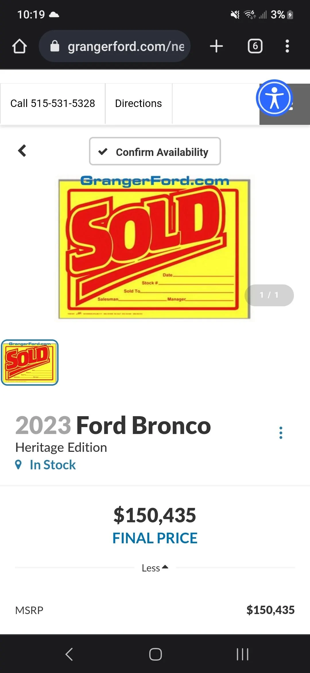 Ford Bronco HERITAGE EDITION Bronco Club Screenshot_20230802_221914_Chrom