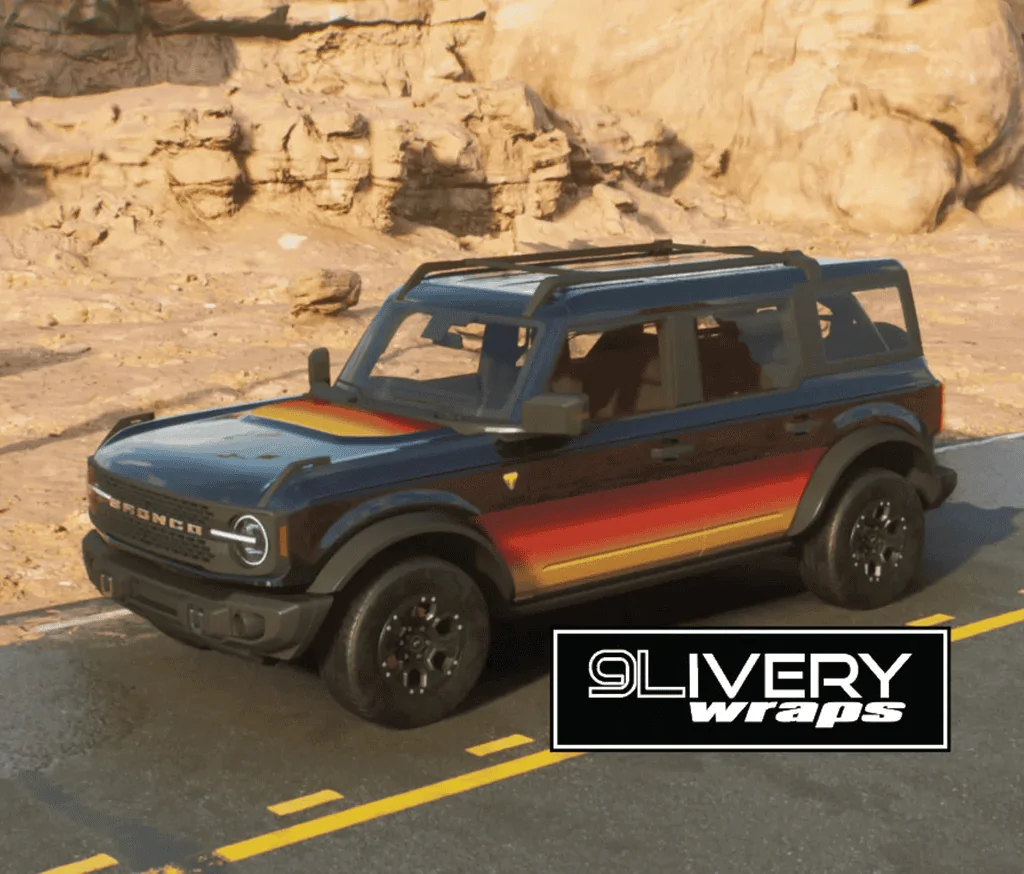 Ford Bronco Cyber Orange with the retro graphics? 1691091602274