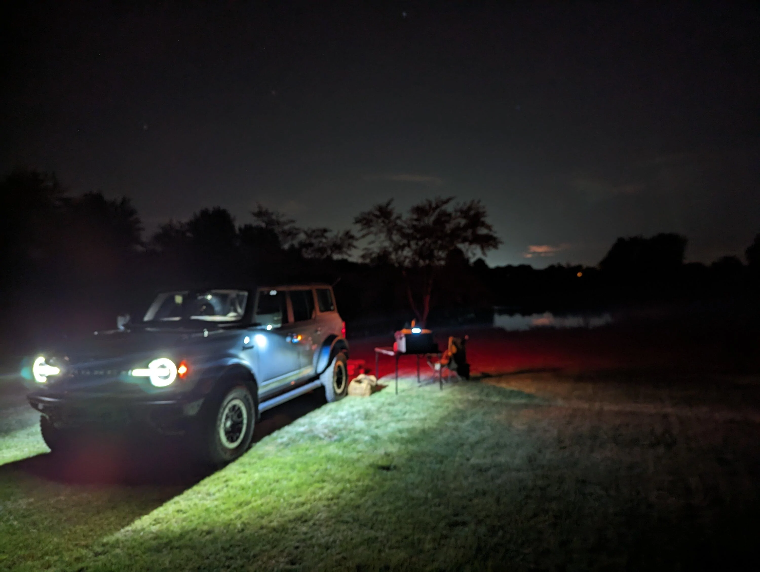 Ford Bronco Quick Overnight Camp w/ the Bronco PXL_20230806_035334086.NIGHT